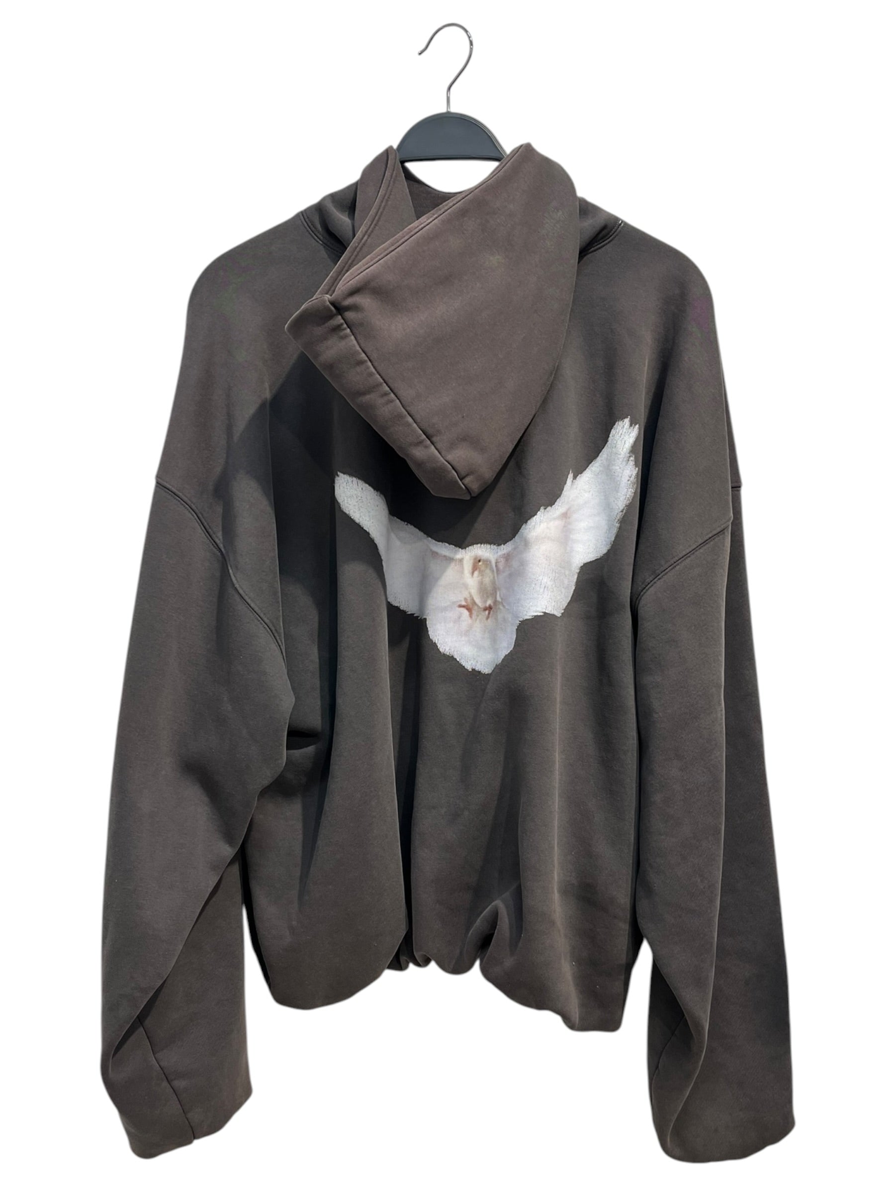 YEEZY GAP ENGINEERED BY BALENCIAGA/Hoodie/S/Cotton/GRY/YEEZY GAP DOVE HOODIE view 2