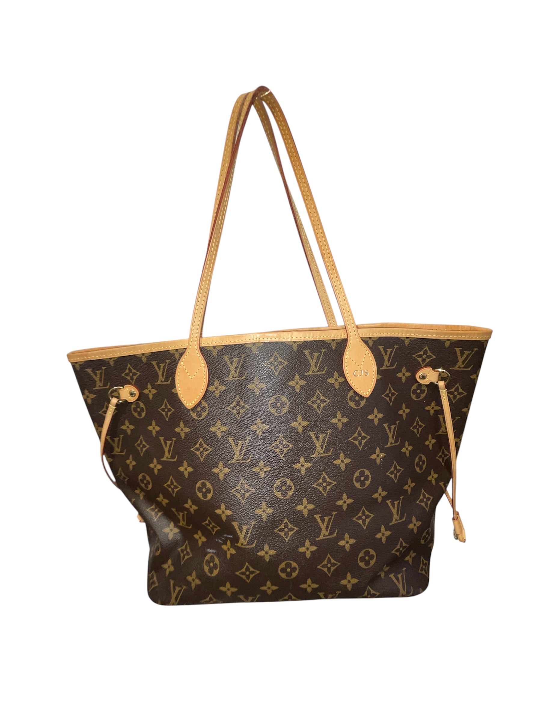 LOUIS VUITTON/Tote Bag/All Over Print/Leather/BRW/neverfull MM tote bag view 2