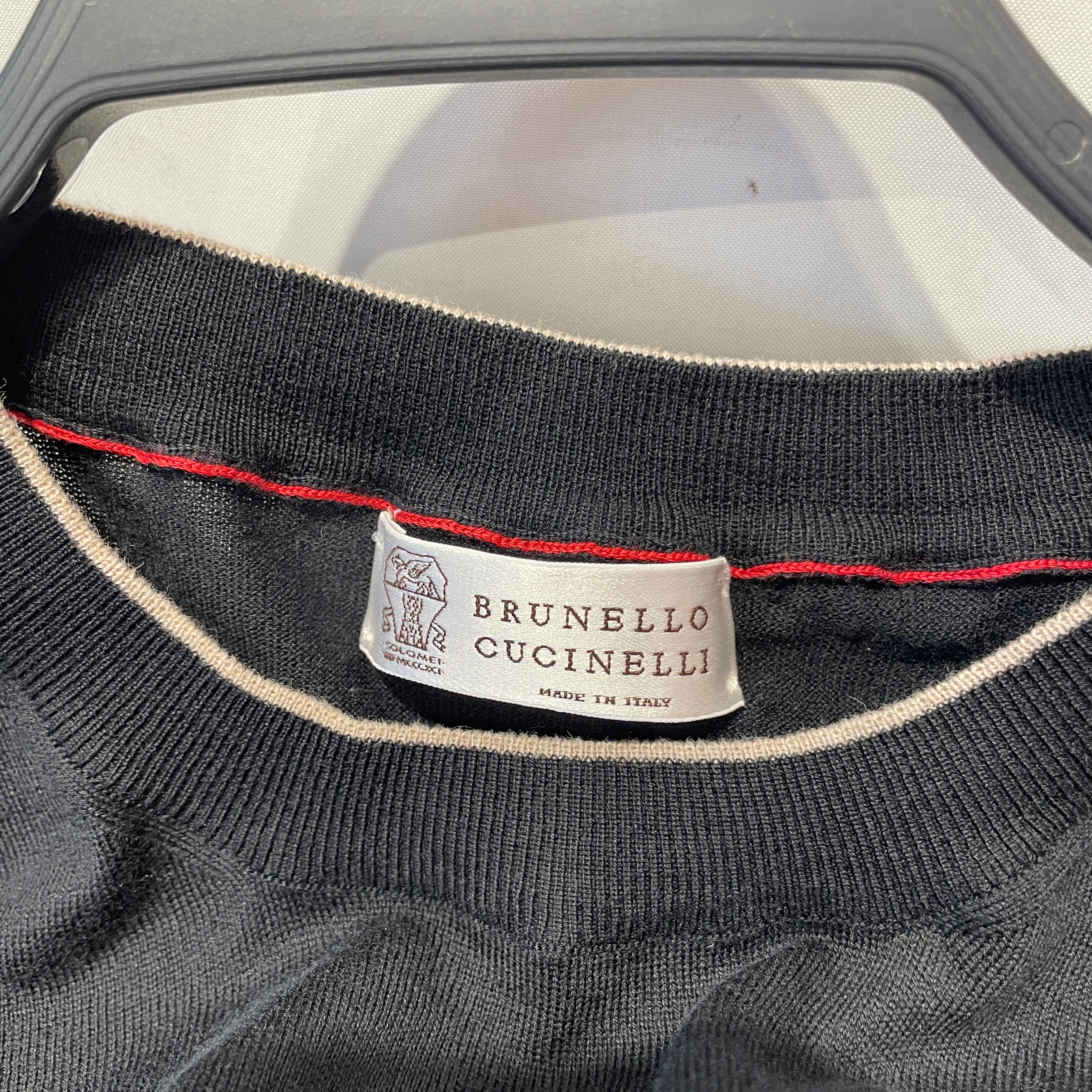 BRUNELLO CUCINELLI/Sweater/56/Cotton/BLK/ view 3