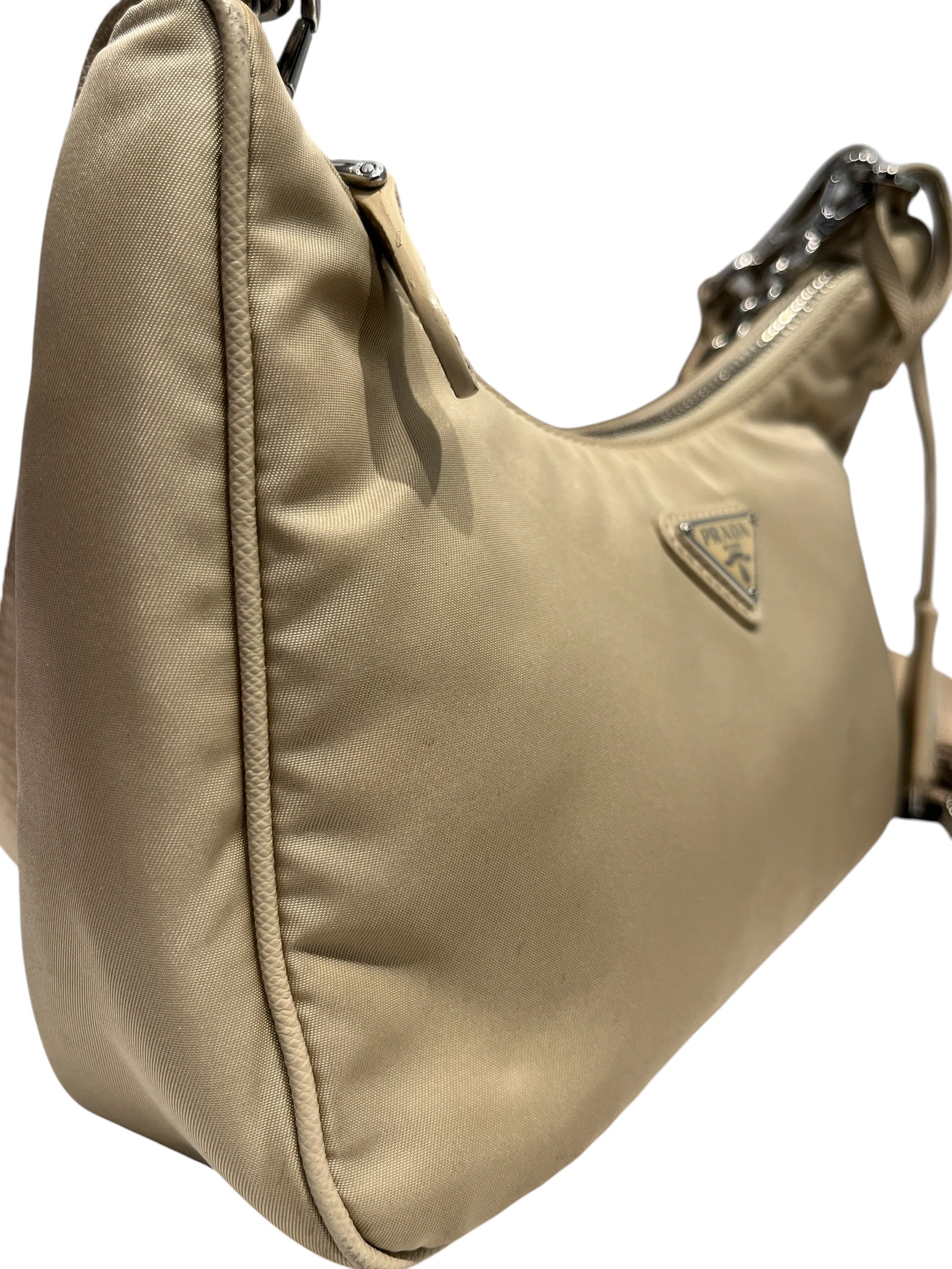 PRADA/Hand Bag/Nylon/CRM/RE EDITION 2005 NYLON PURSE view 6