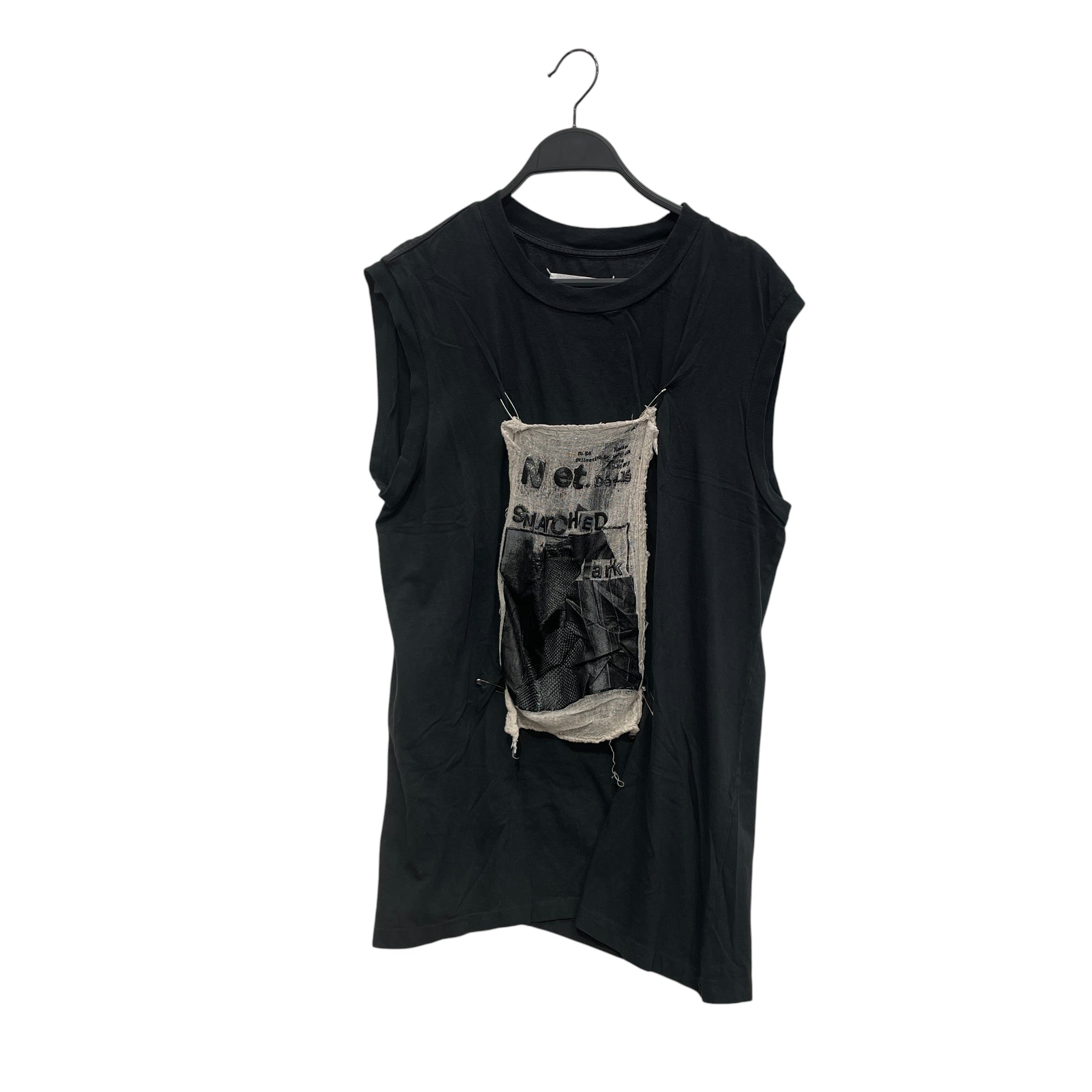 Maison Margiela/Tank Top/M/Cotton/BLK/NET SNATCHED view 1