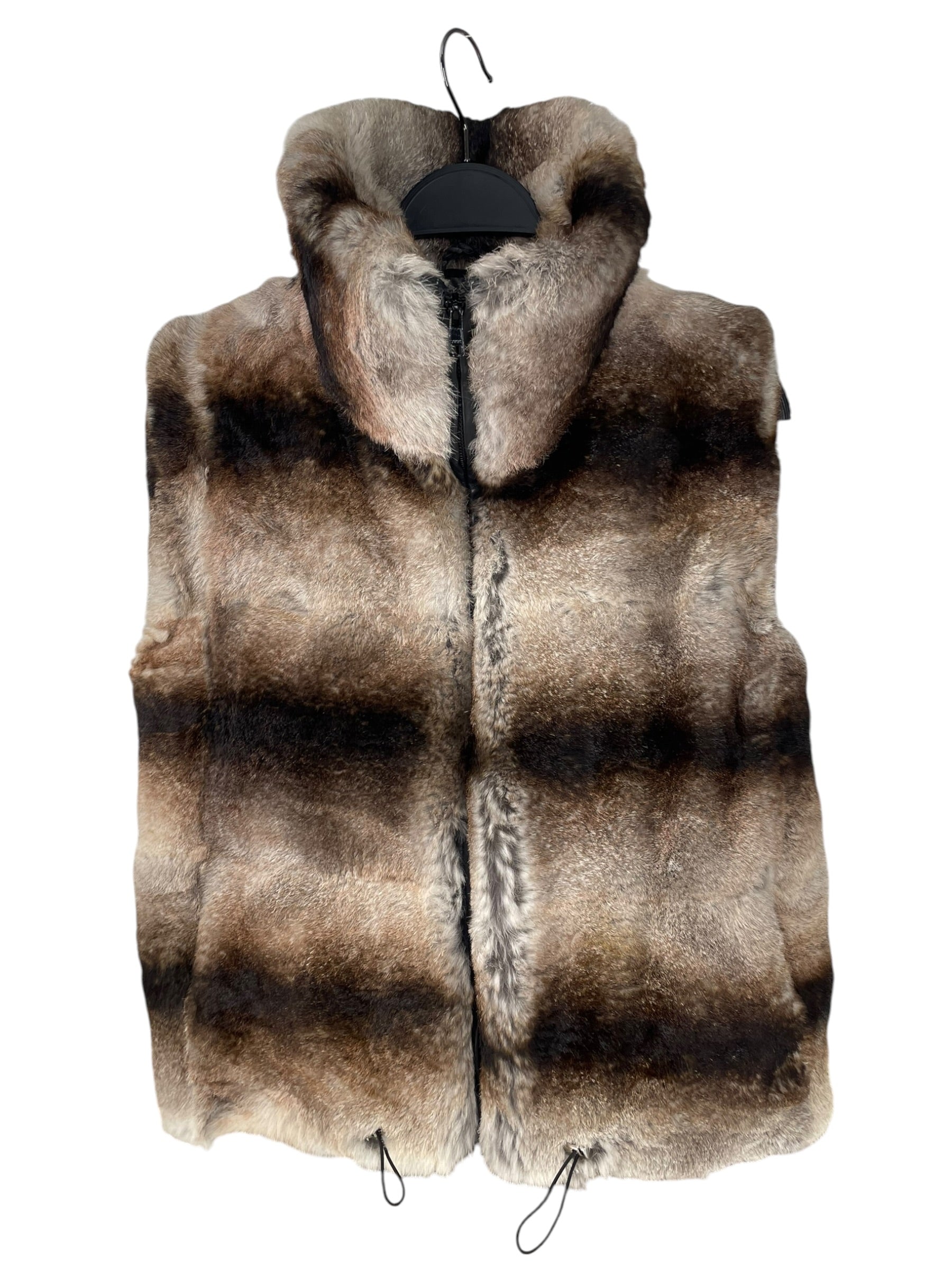 ACTIVE/Vest/10/Fur/MLT/Front Zip/REAL FUR/ARTICLE:VEFE view 1