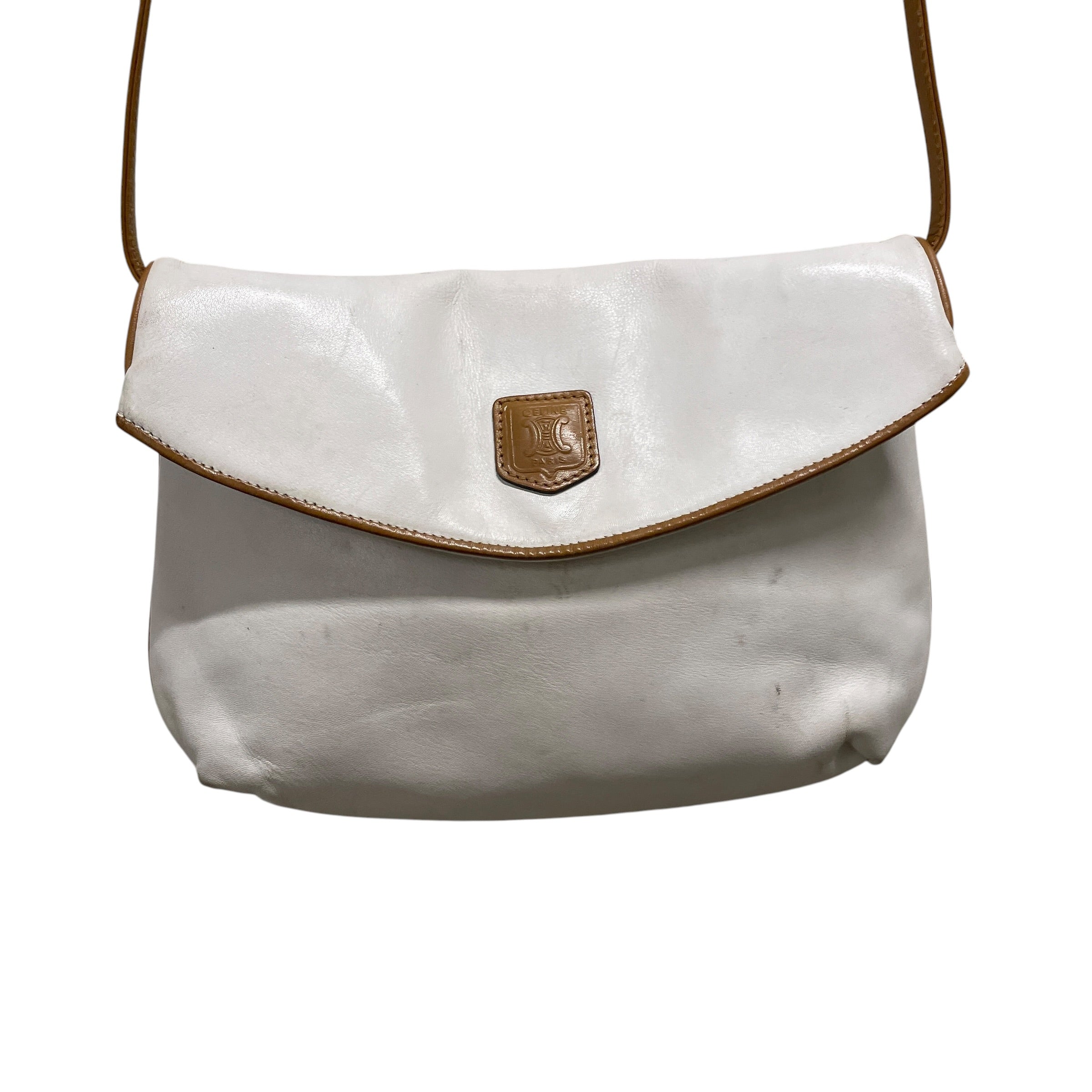 CELINE/Cross Body Bag/Leather/WHT/Y98QDG4 view 3
