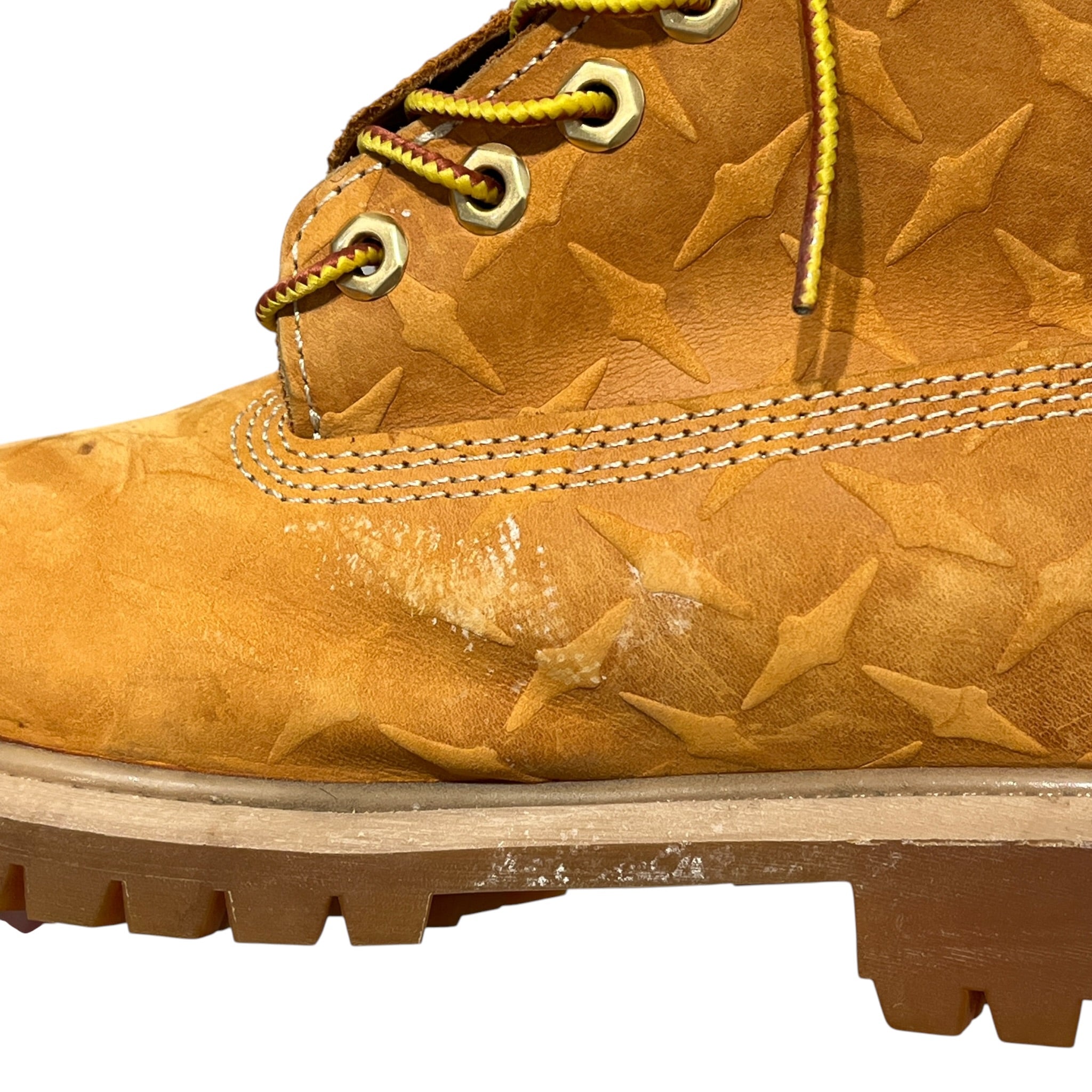 Supreme/Timberland/Boots/US 9/Leather/YEL/DIAMOND PLATED view 9