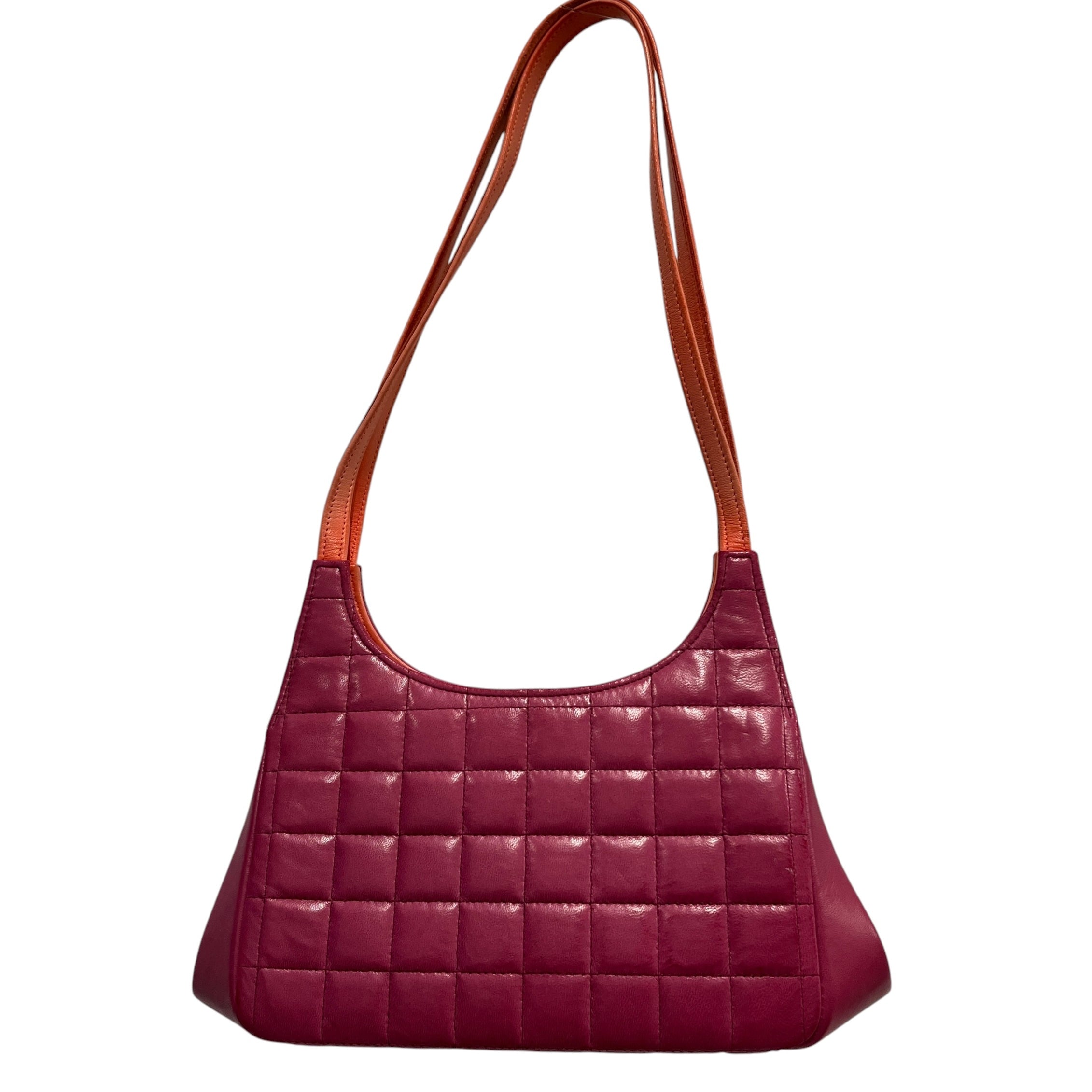 CHANEL/Hand Bag/Leather/PNK/QUILTED LOGO BAG view 2