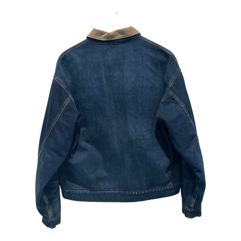 visvim/Denim Jkt/M/Denim/BLU/Orange quilted ineer fabric