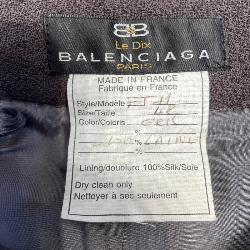 BALENCIAGA/Skirt/42/Silk/KHK/