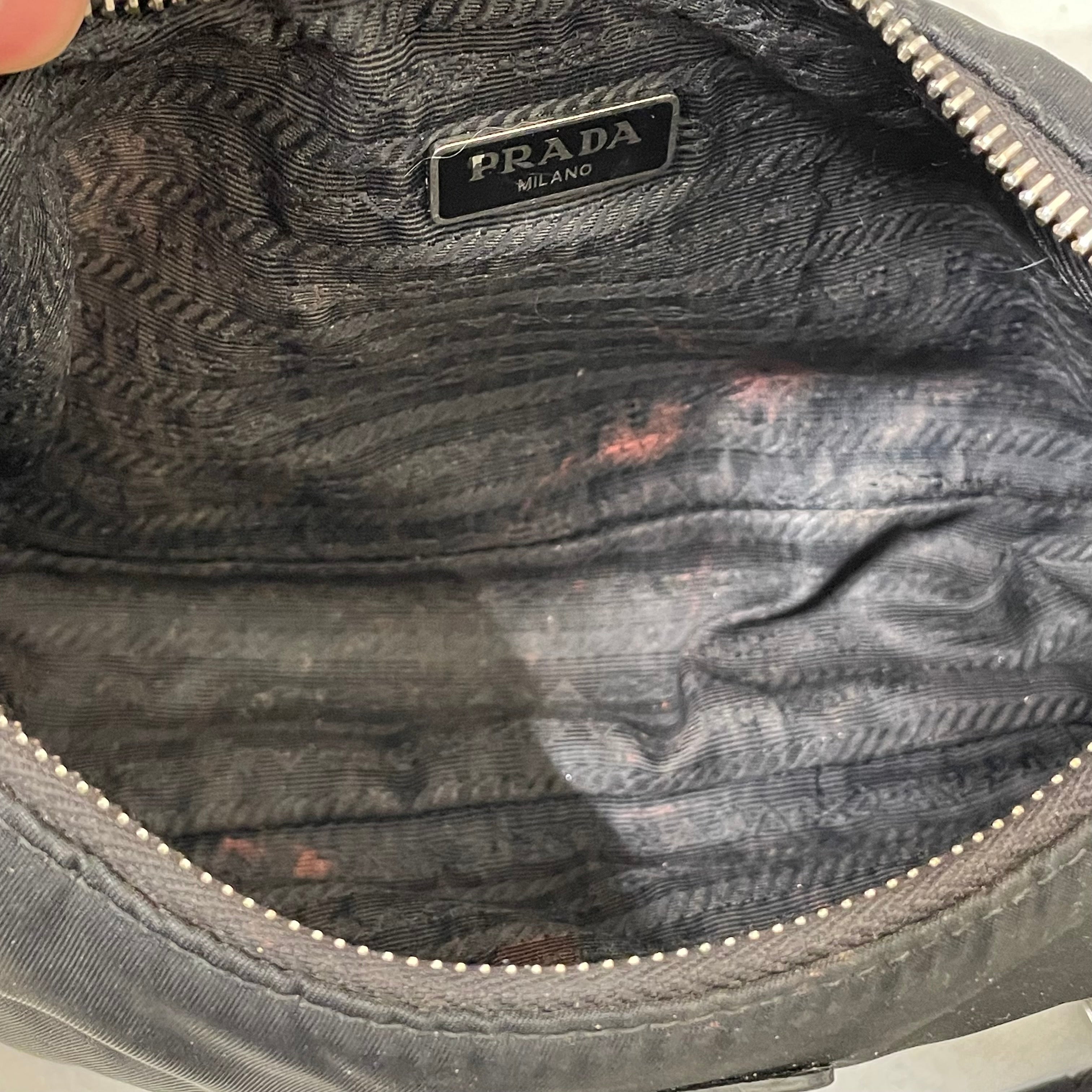 PRADA/Cross Body Bag/Nylon/GRY/tessuto view 7