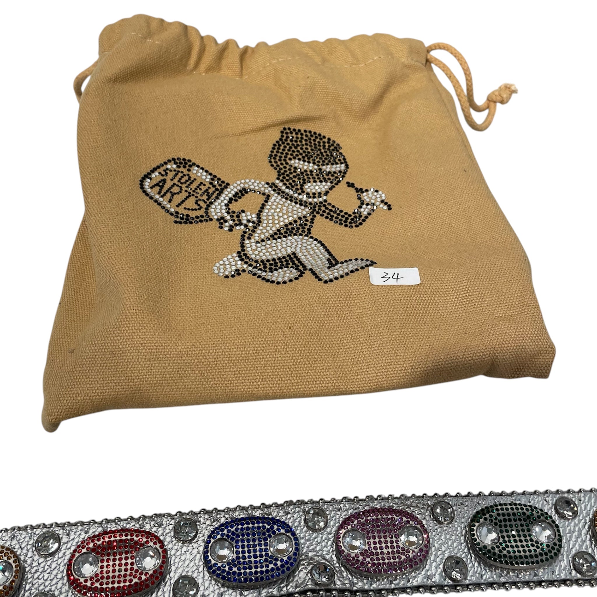 stolenart/Belt/Iridescent/SLV/L's/stolen arts 3 characters view 6