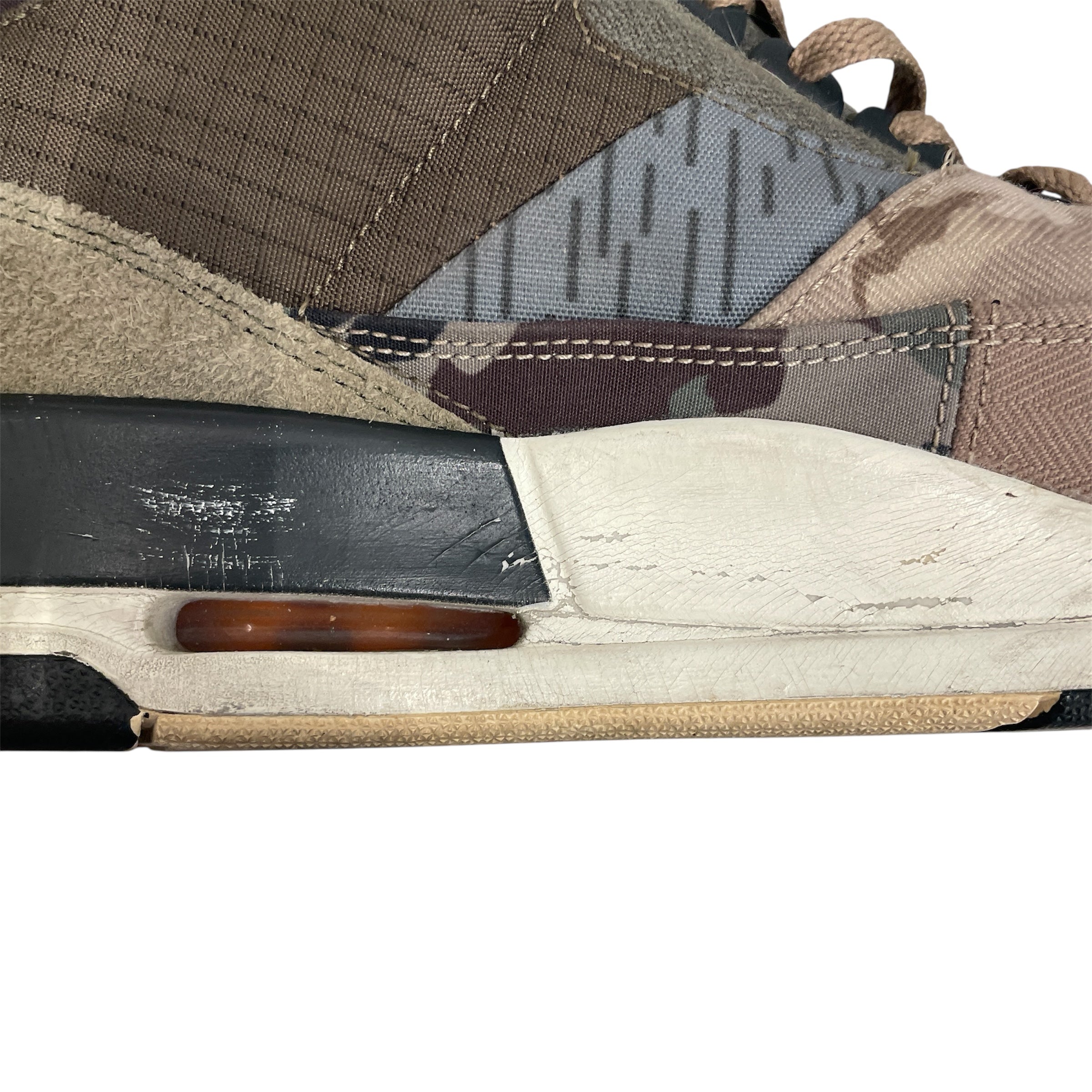 NIKE/AIR JORDAN 3 RETRO SE/Hi-Sneakers/US 11.5/Camouflage/Cotton/GRN/DO1830-200 view 5
