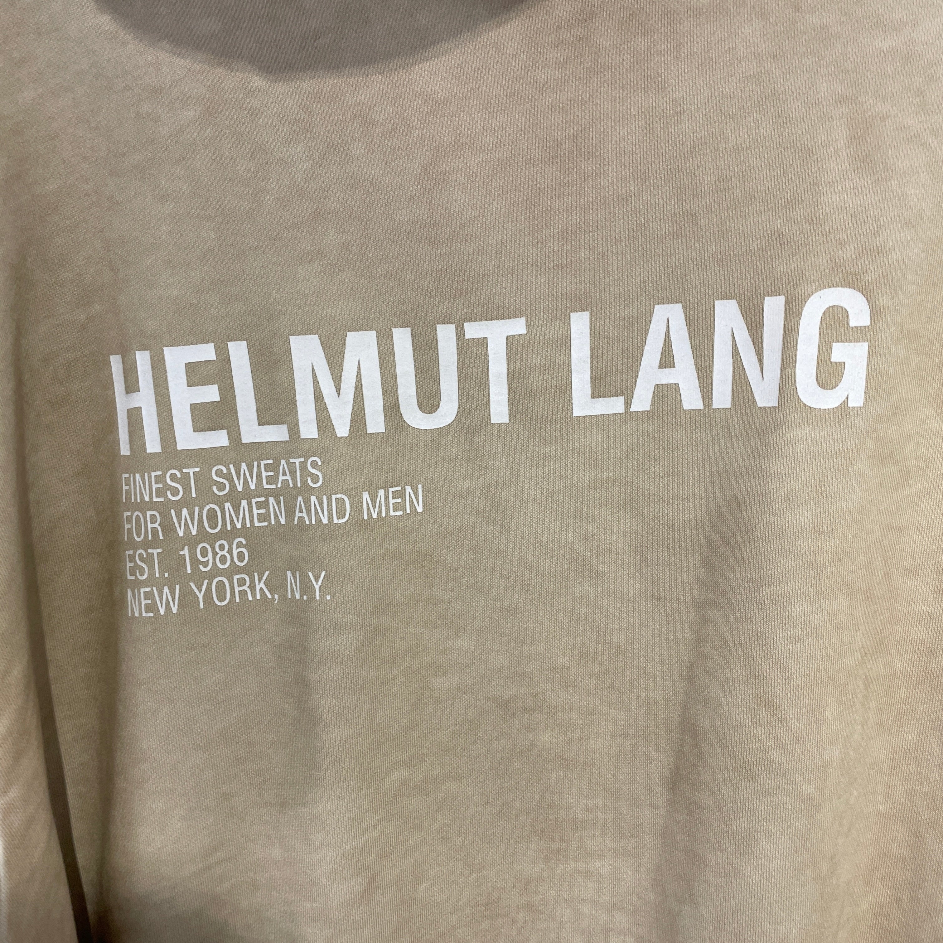 Helmut Lang/Hoodie/XL/Cotton/BEG/Oversize/FINEST SWEATS view 5