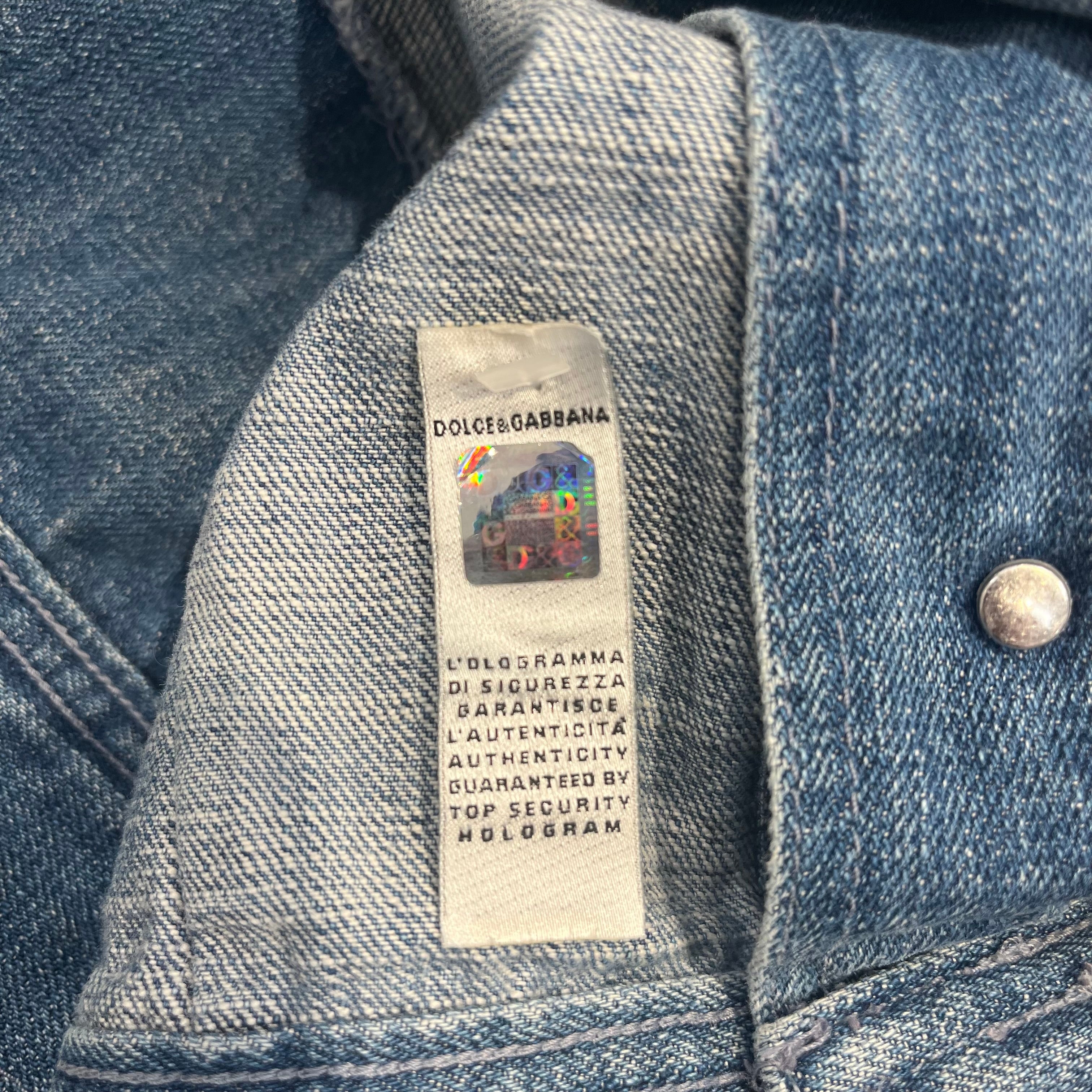 DOLCE&GABBANA/Denim Jkt/L/Cotton/NVY/ view 4