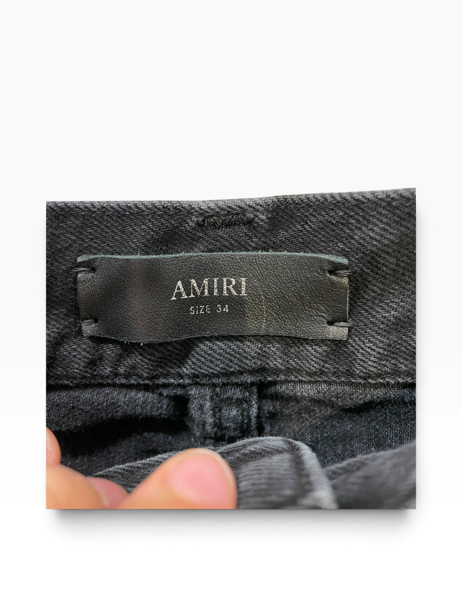 AMIRI/Pants/34/Denim/BLK/WIDE LEG view 3