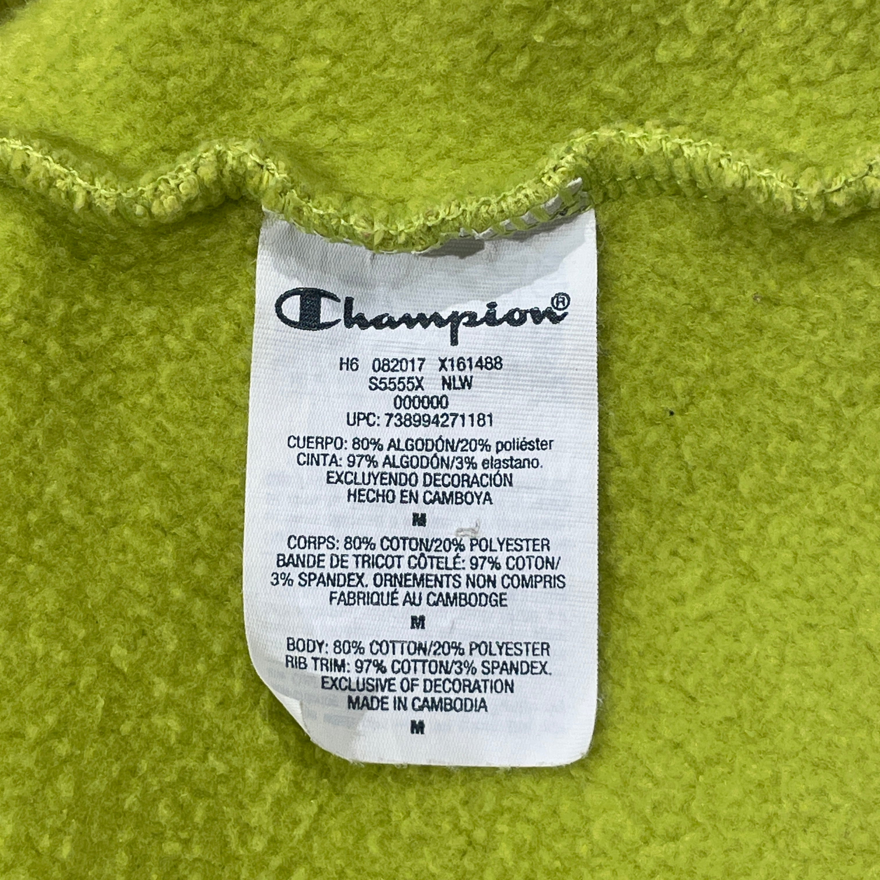 Supreme/Champion/Hoodie/M/Cotton/GRN/ view 4