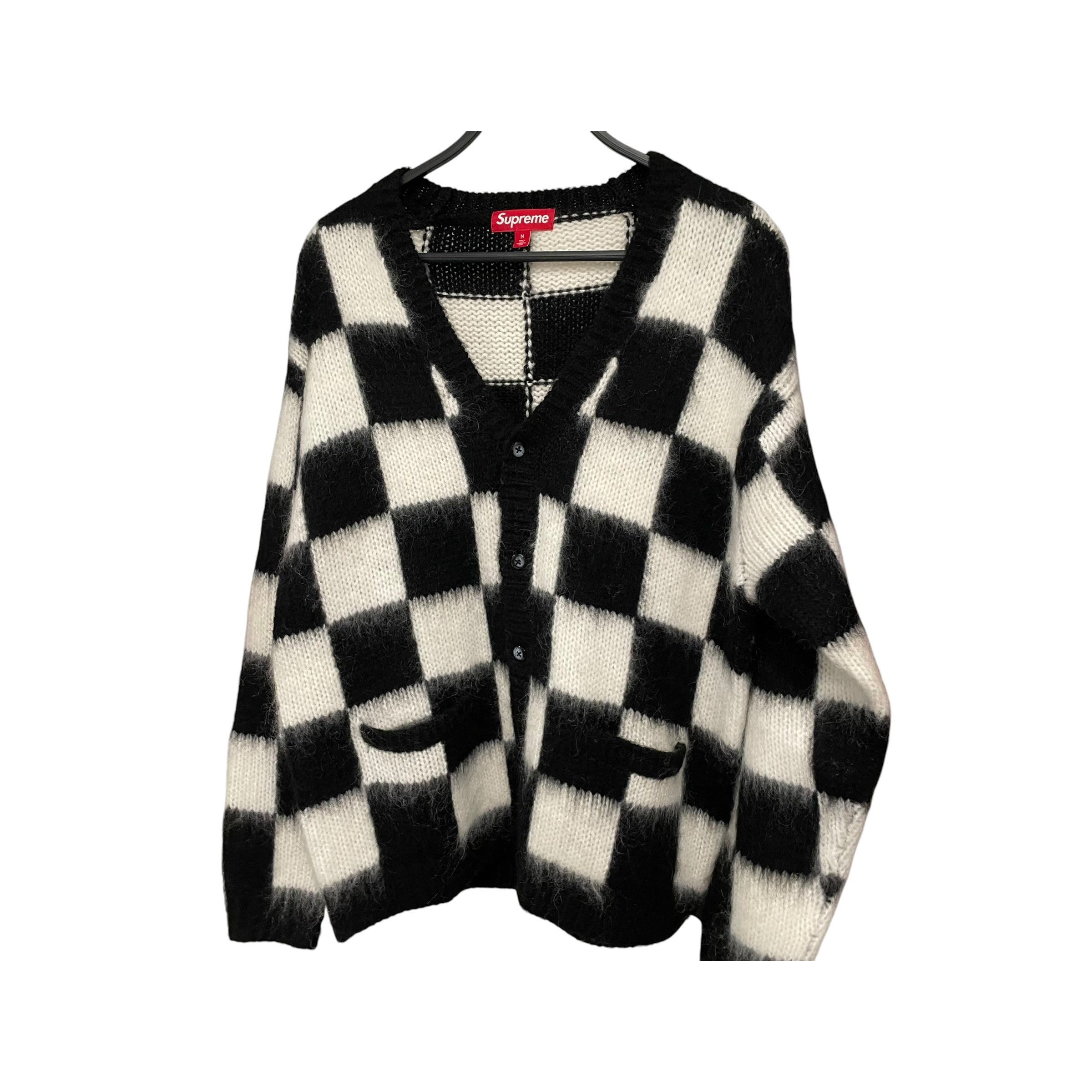 Supreme/Cardigan/M/Hombre Check/Wool/BLK/ view 1
