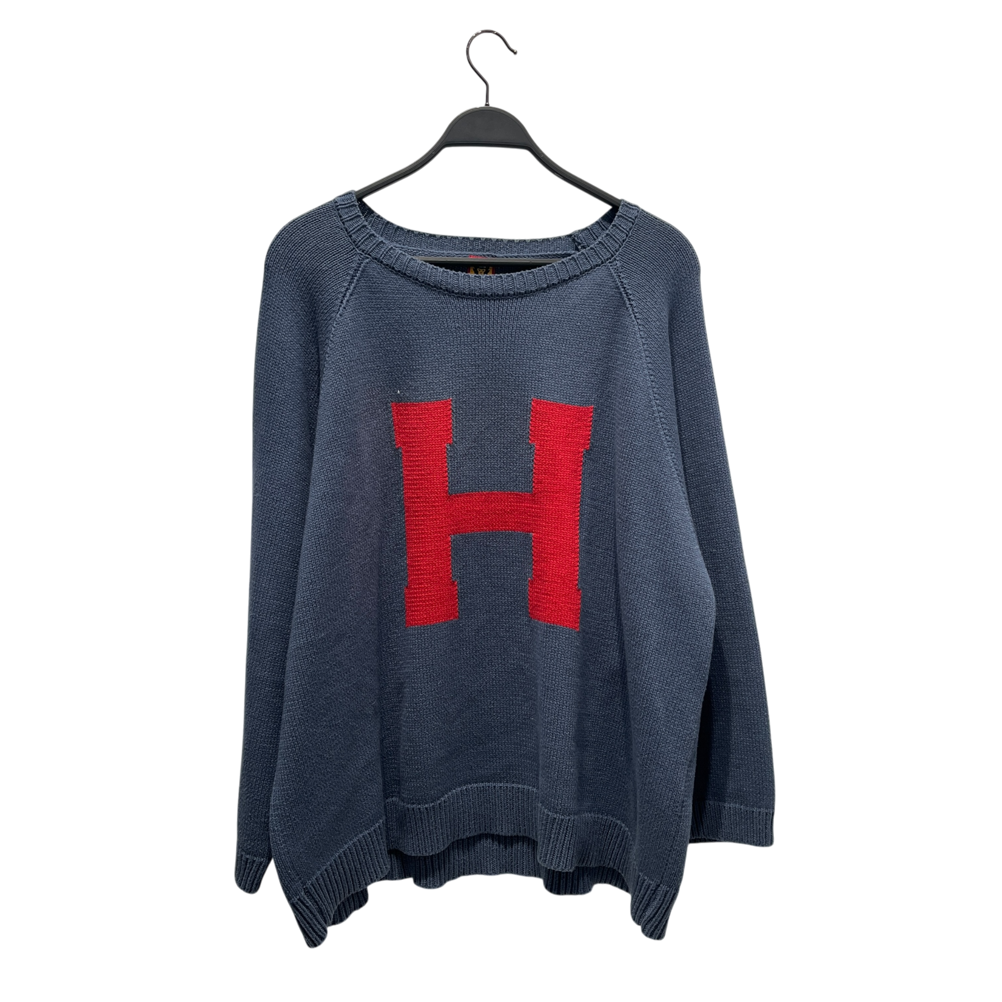 HUMAN MADE/Heavy Sweater/XL/Cotton/BLU/Pullover/polar bear view 1
