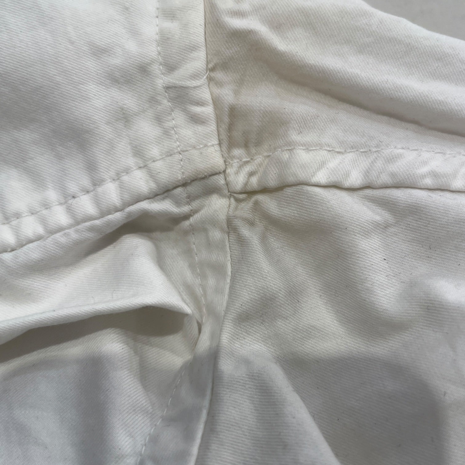 Helmut Lang/LS Shirt/XS/Cotton/WHT/CROSS-FLAP BUTTON UP view 5