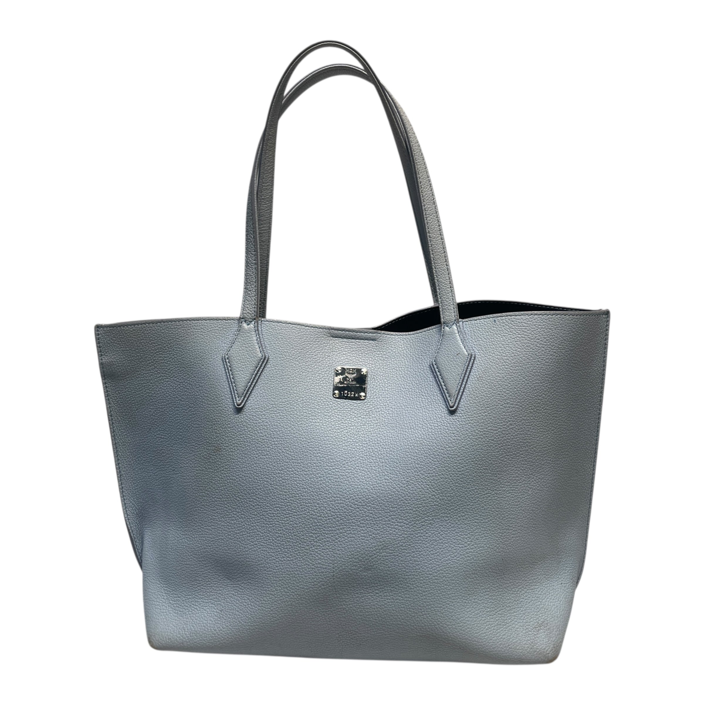 MCM/Tote Bag/Leather/BLU/ view 1