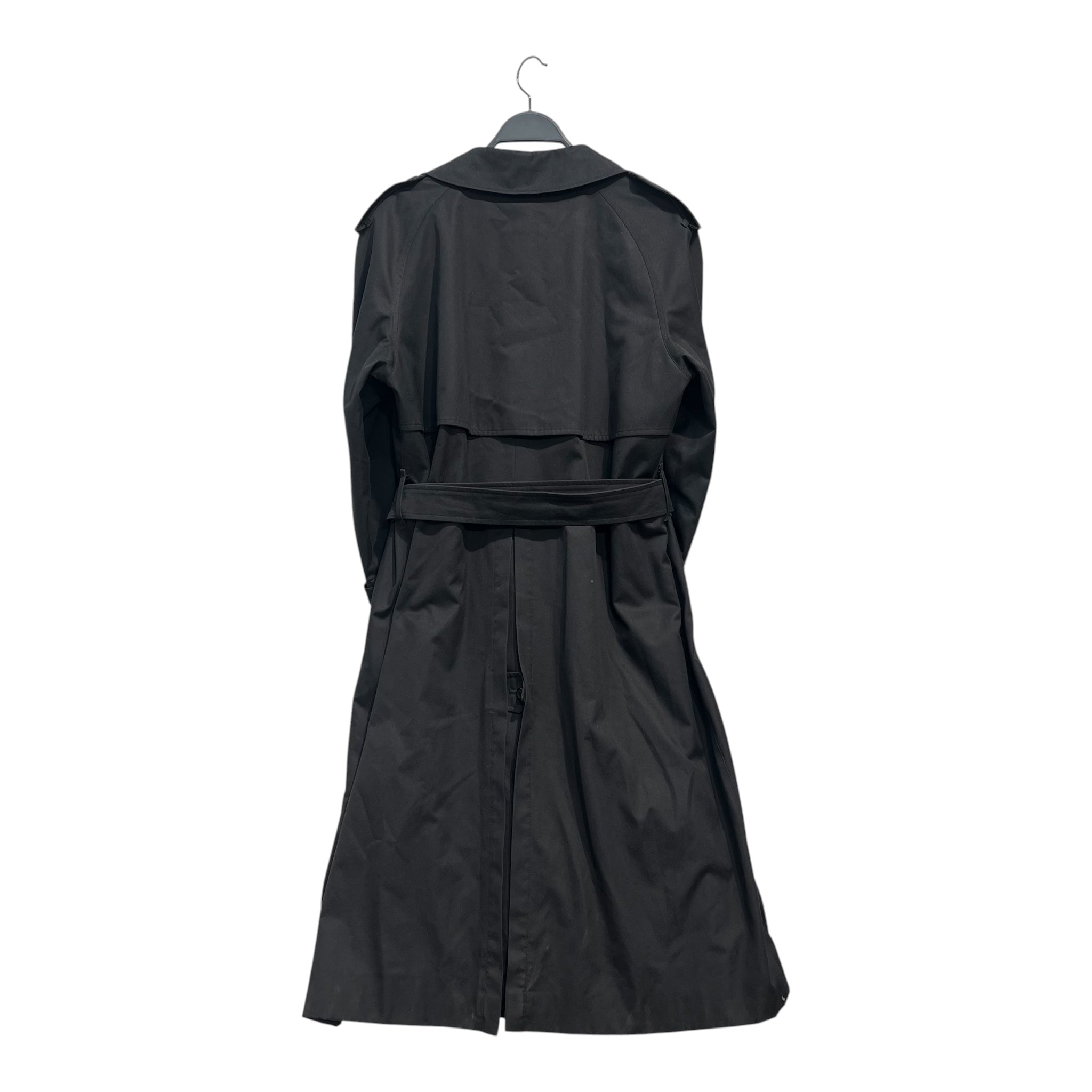 BURBERRY LONDON/Trench Coat/Cotton/BLK/PLAID LINNG/ WITH LINER view 2