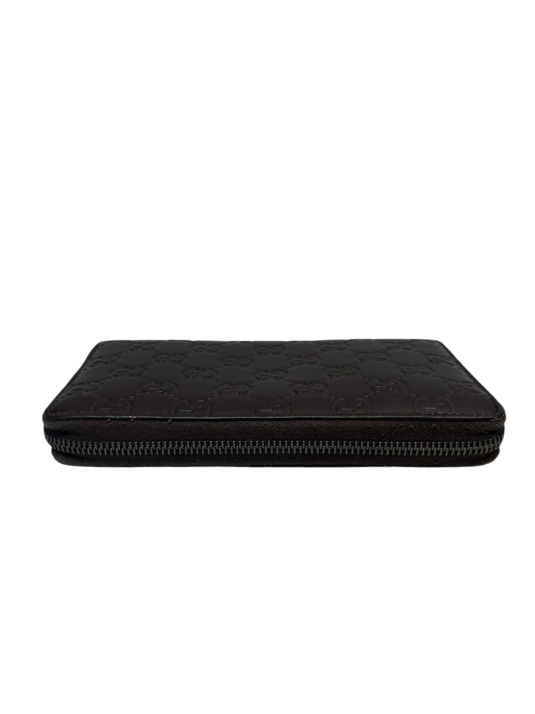 GUCCI/Long Wallet/Monogram/Leather/BRW/GUCCISIMALEATHER view 3