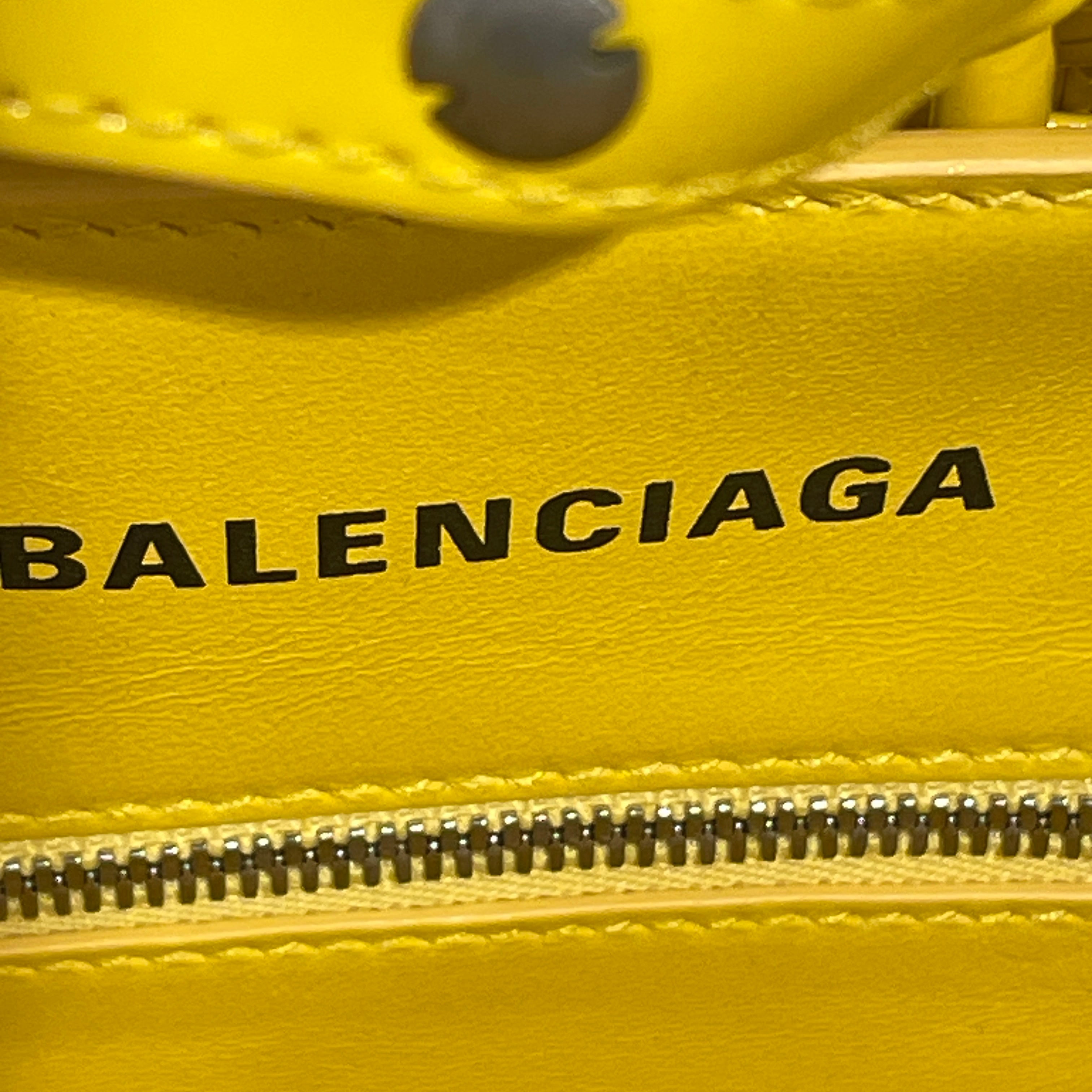 BALENCIAGA/Basket Bag/YEL/Bistro XS Basket bag tote view 5