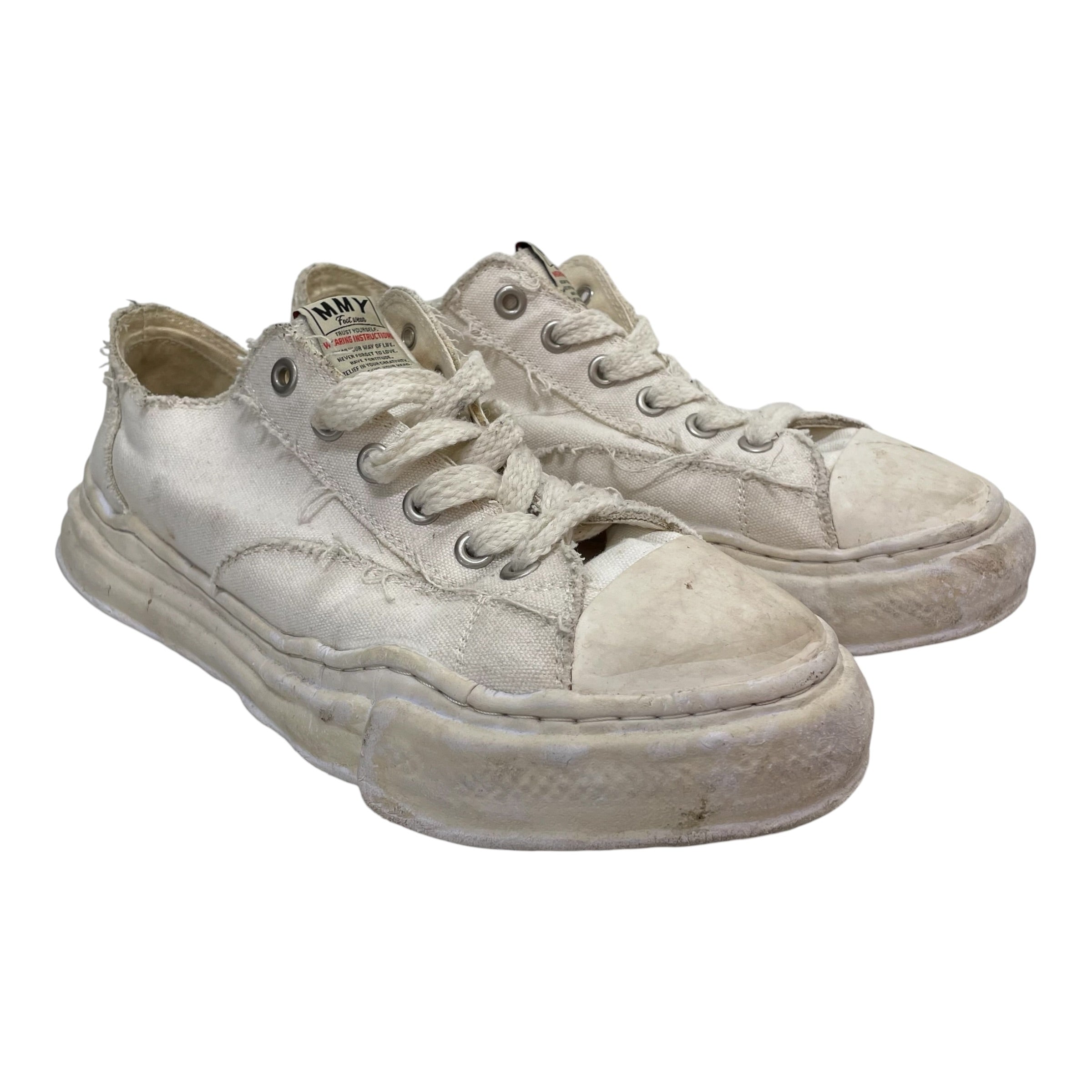 MIHARA YASUHIRO/Low-Sneakers/EU 44/Cotton/WHT/ view 1