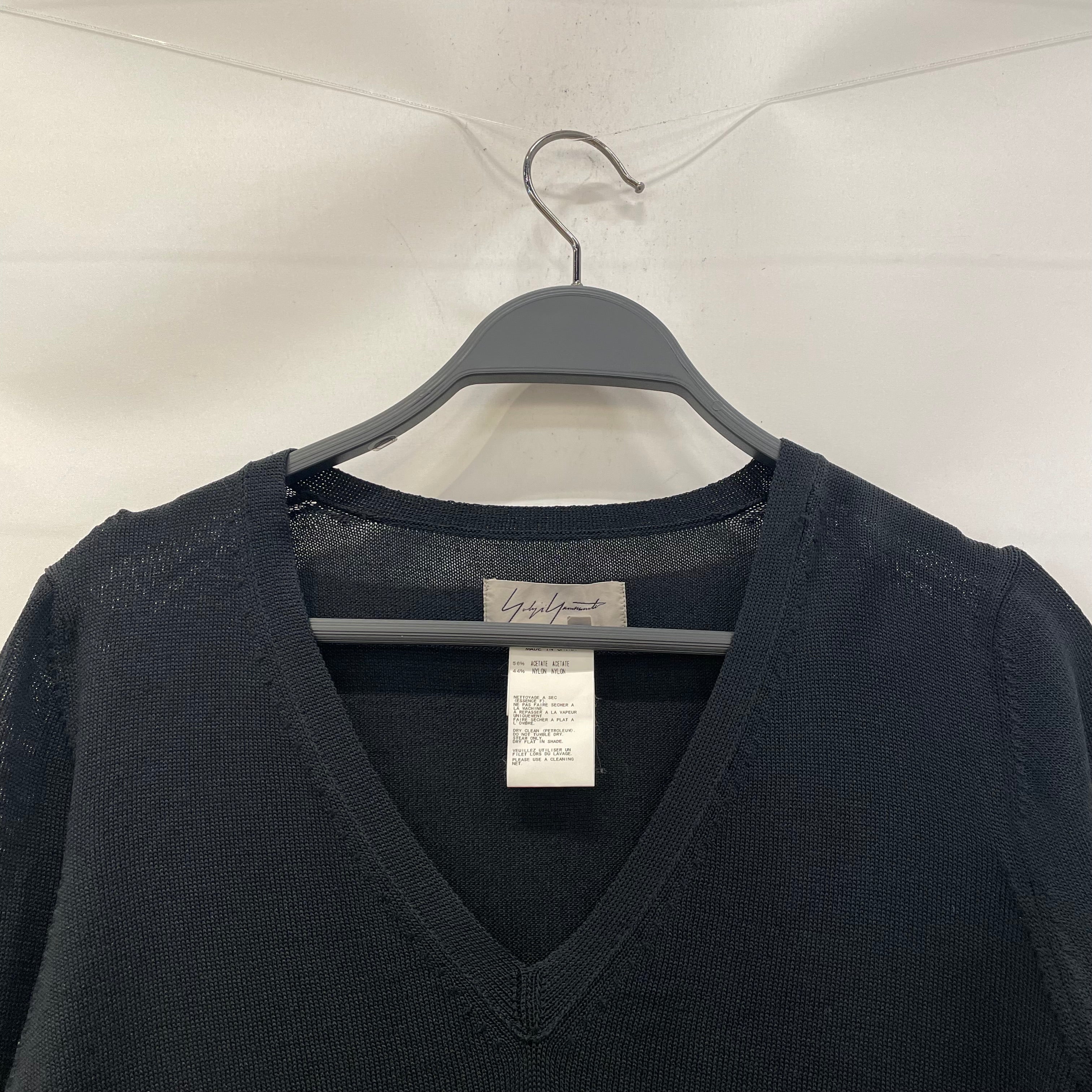 YOHJI YAMAMOTO/Sweater/2/Black/FJ-K01-960/FJ-K01-960 view 5