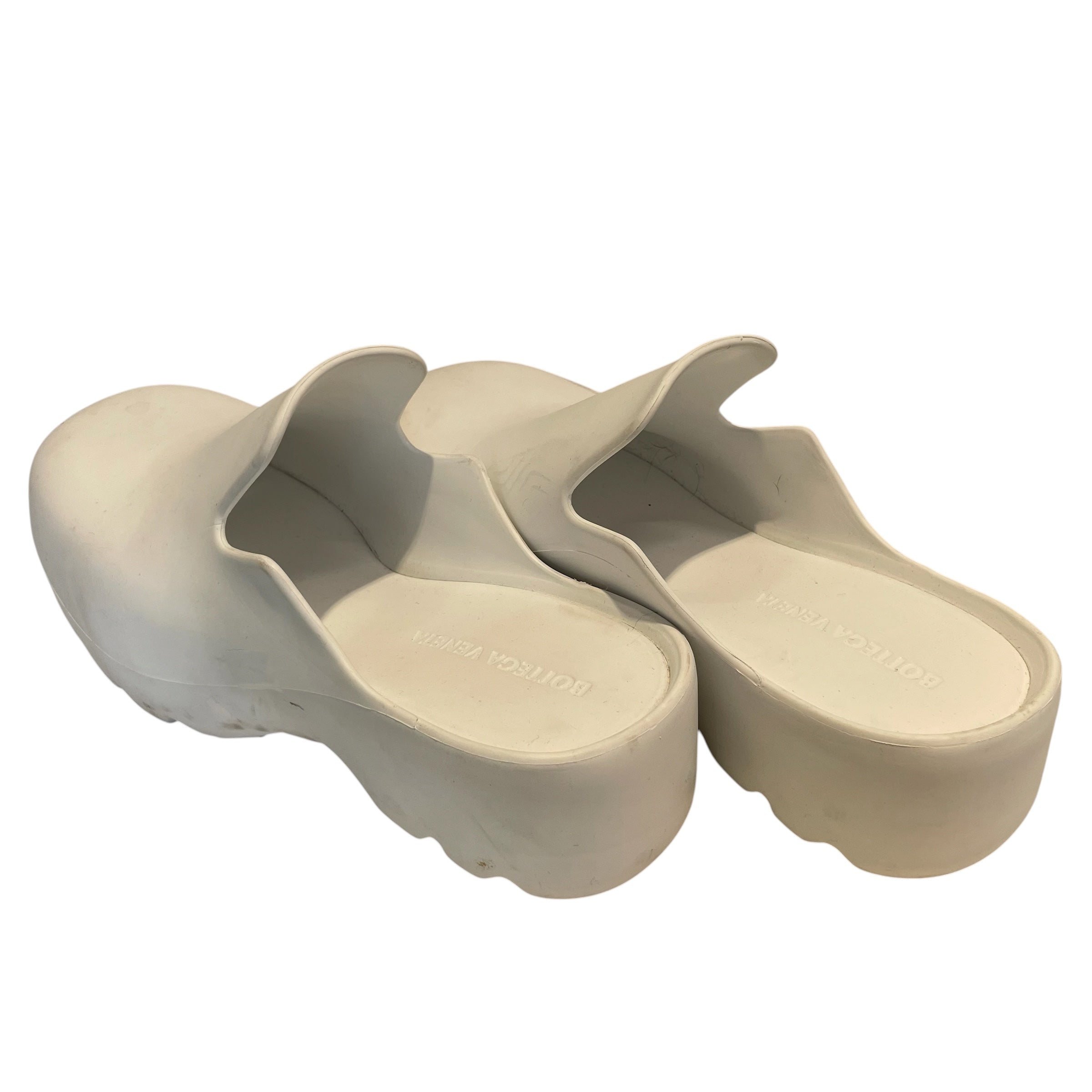 BOTTEGA VENETA/Shoes/EU 41/WHT/RUBBER FLASH CLOG view 2