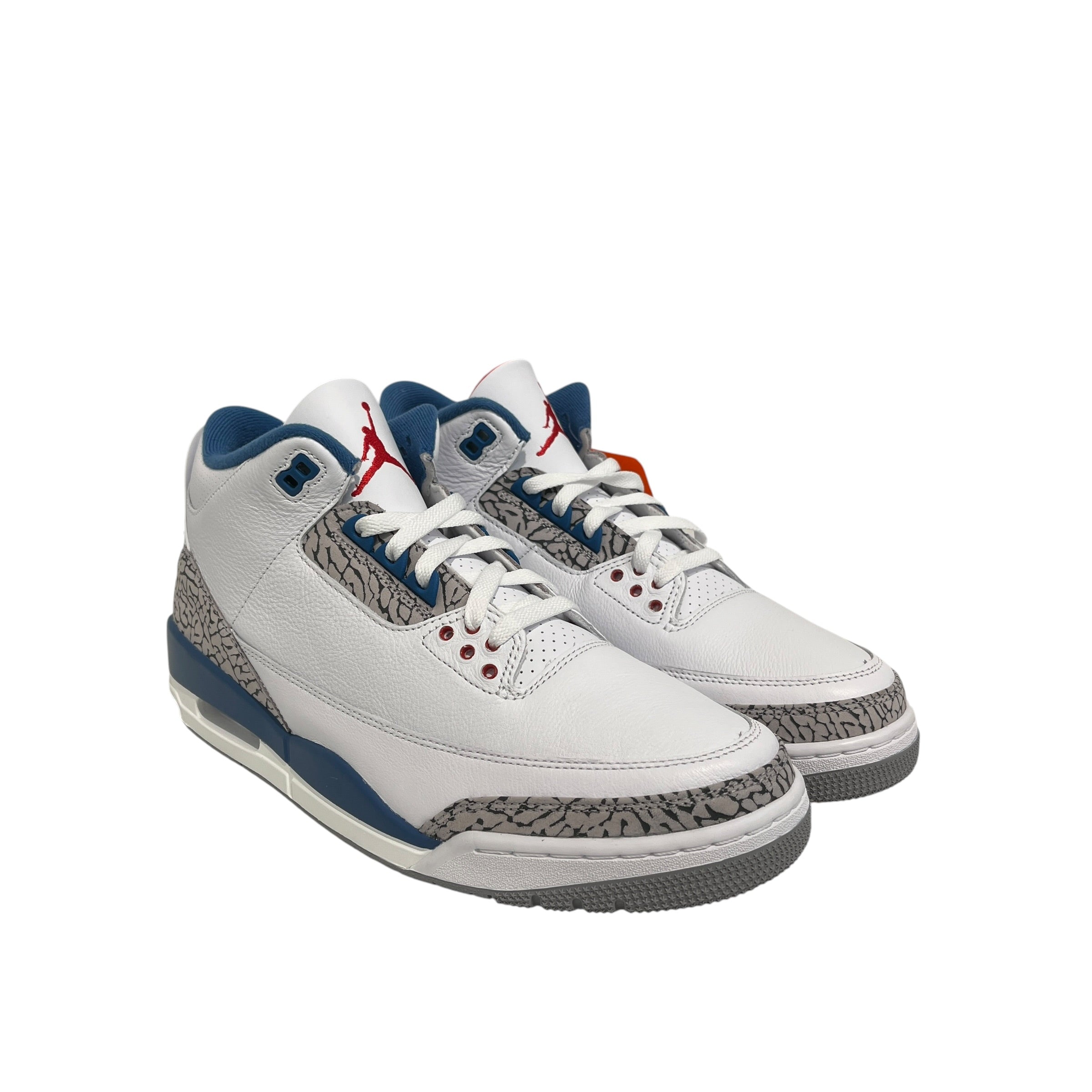 NIKE/Low-Sneakers/US 12/Leather/WHT/True Blue 3's view 1
