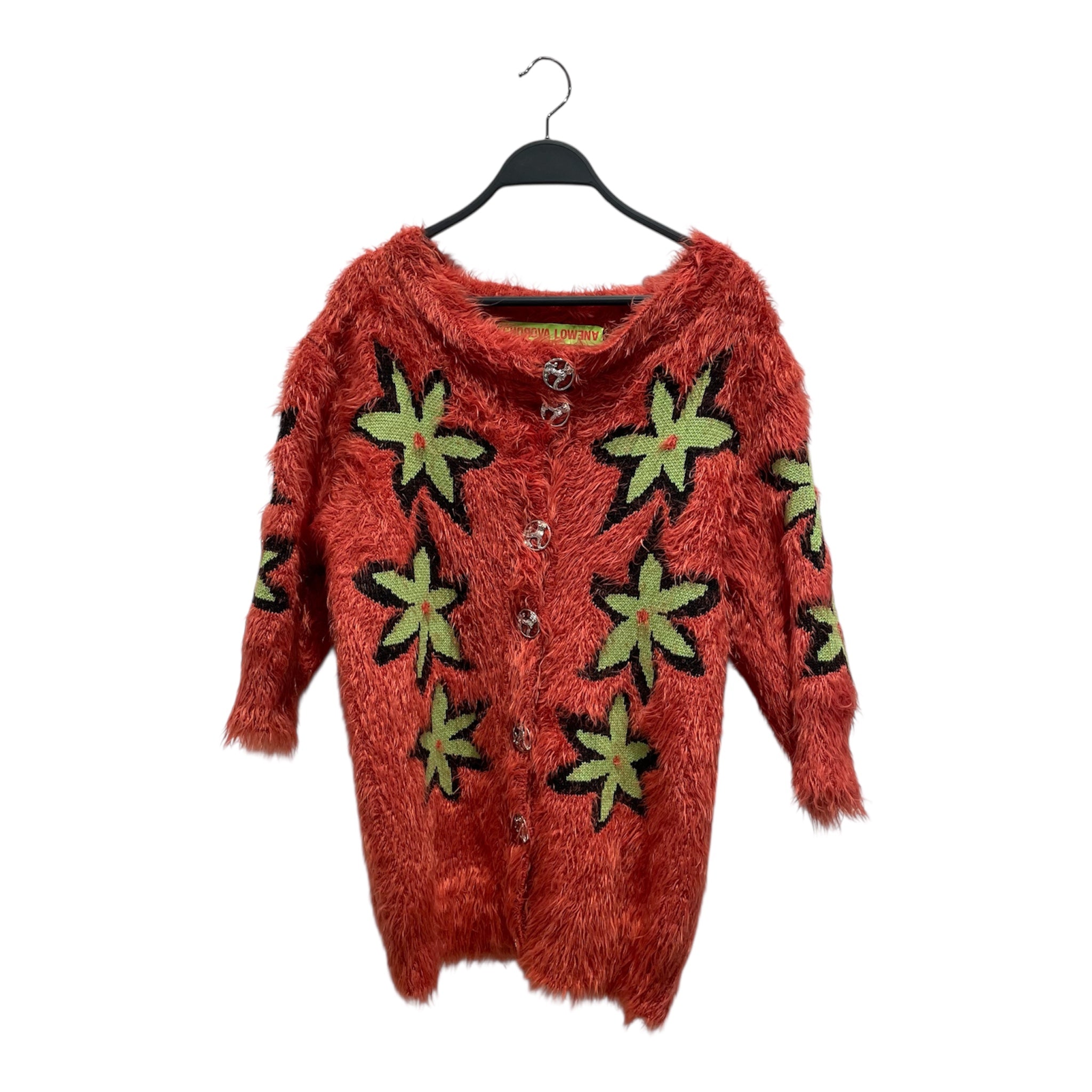 CHOPOVA LOWENA/Cardigan/L/Floral Pattern/Acrylic/ORN/Flore Floral-Intarsia Knit view 1