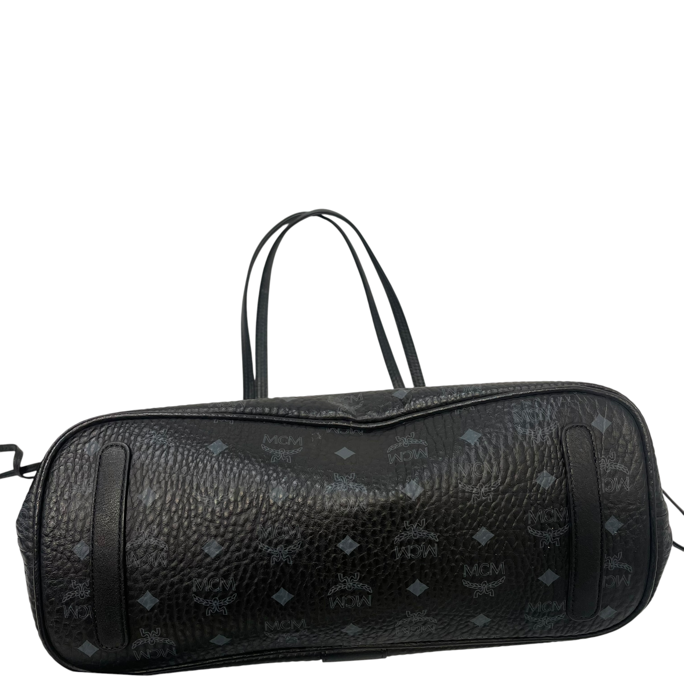 MCM/Tote Bag/Monogram/Leather/BLK/Liz Reversible Shopper view 3