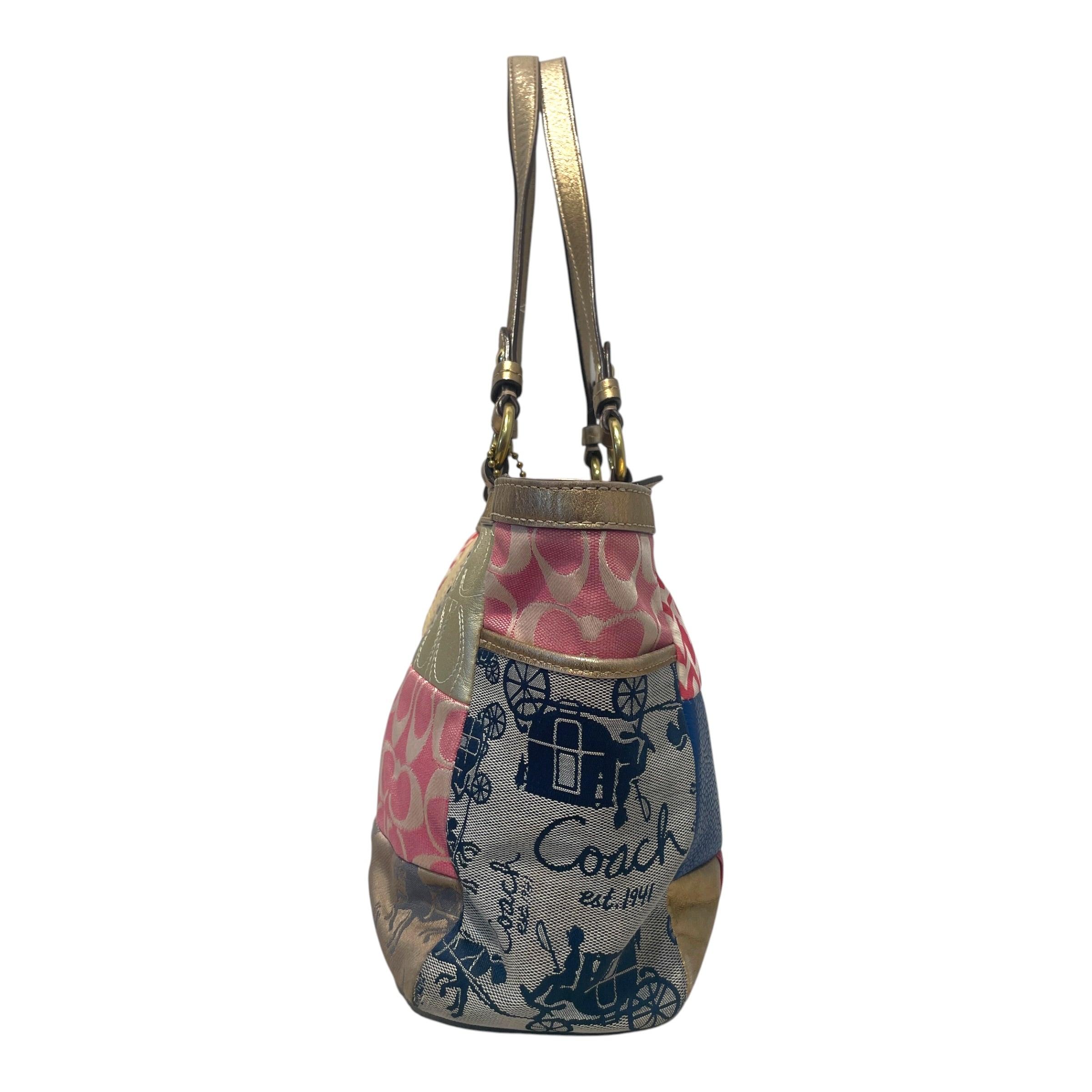 COACH/Bag/All Over Print/Cotton/BRW/Patchwork view 2