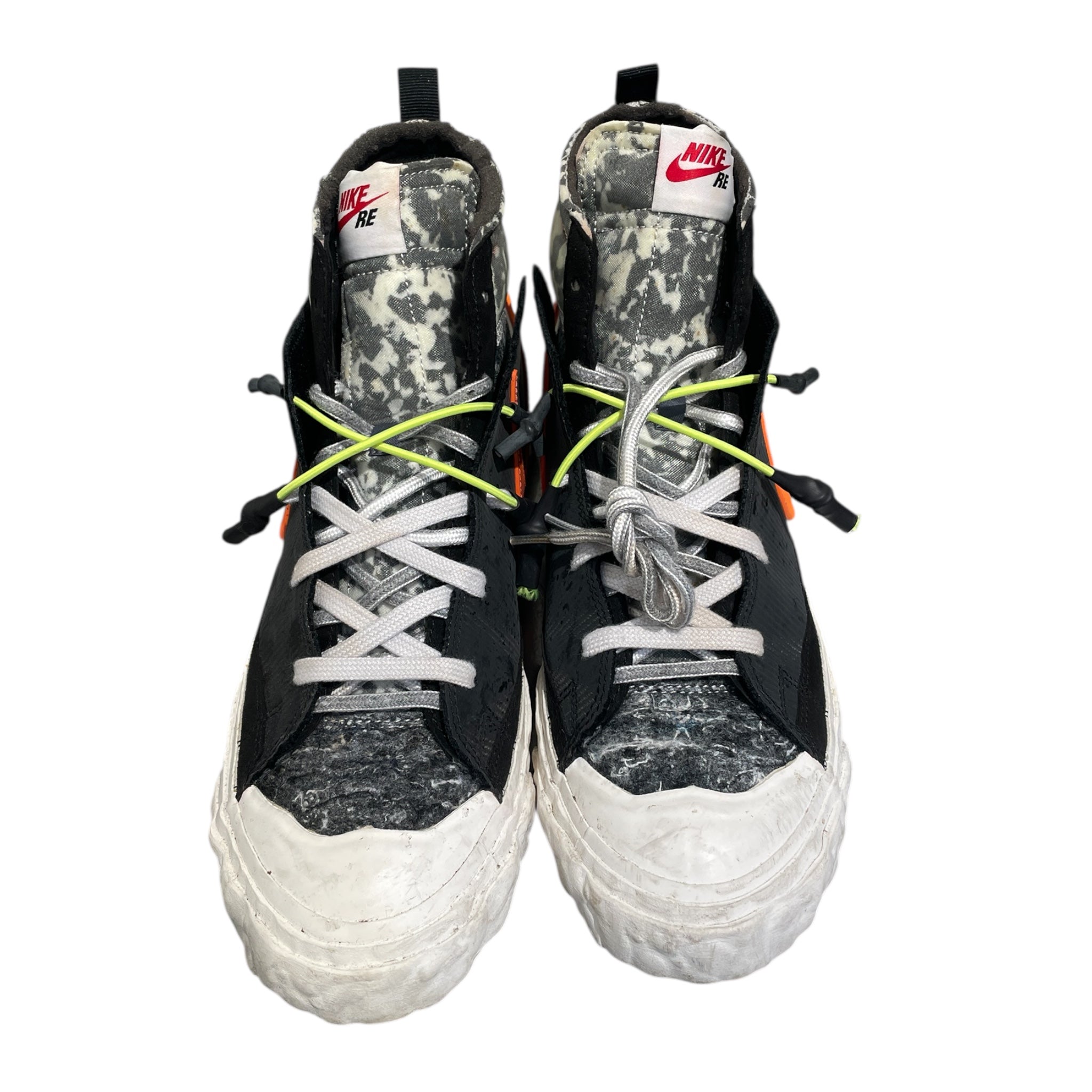 NIKE/BLAZER MID/Hi-Sneakers/US 9/Leather/BLK/CZ3589-001 view 3