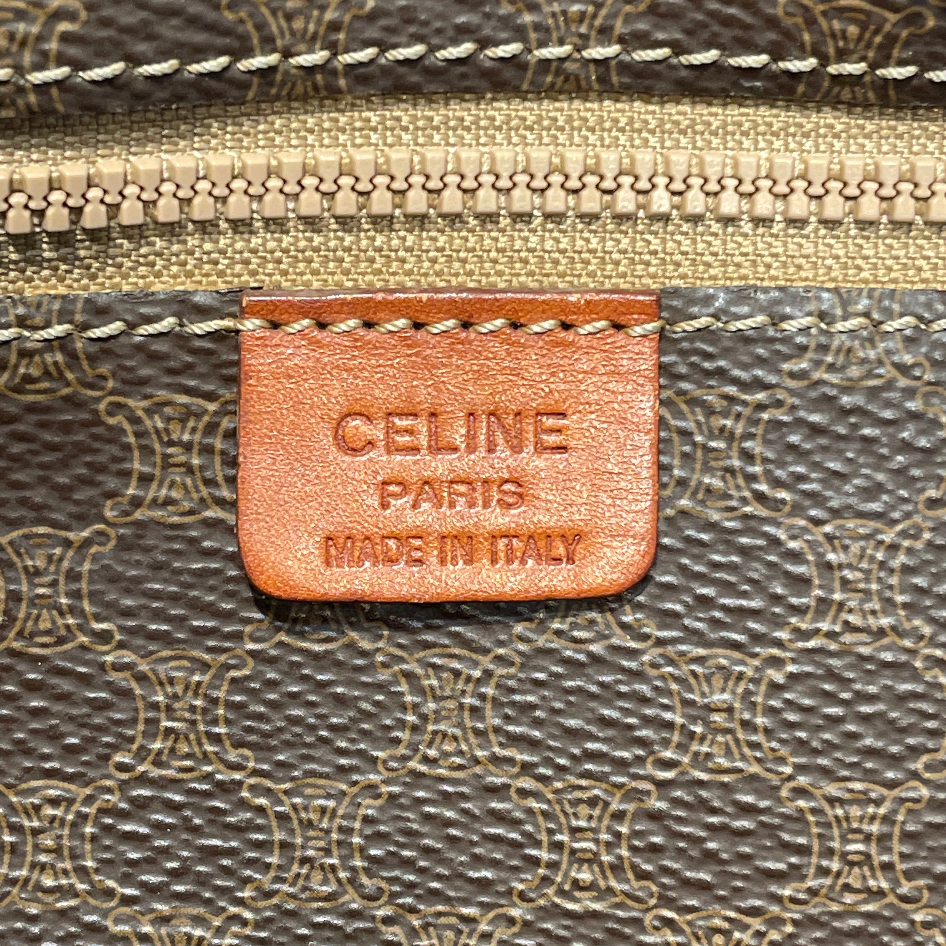 CELINE/Hand Bag/Monogram/Leather/BRW/Monogram Handbag view 6