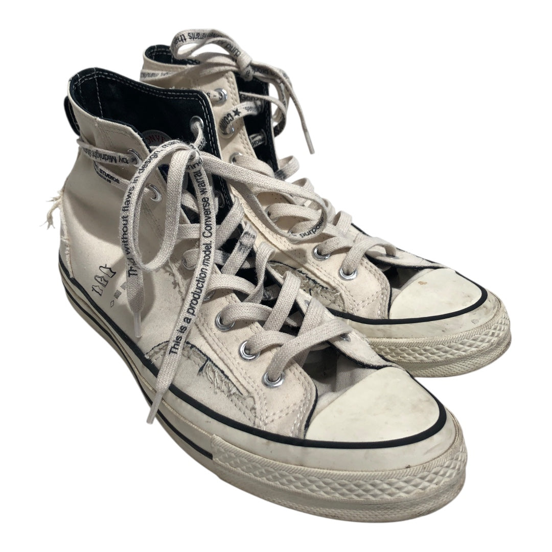 MIDNIGHT STUDIOS/CONVERSE/Hi-Sneakers/US 9.5/Cotton/WHT/CHUCK HI view 1