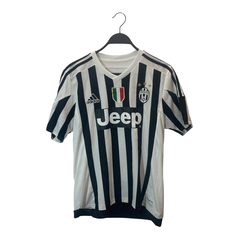 adidas/T-Shirt/M/Polyester/WHT/Stripe/BLK/WHT/ JEEP/JUVENTUS