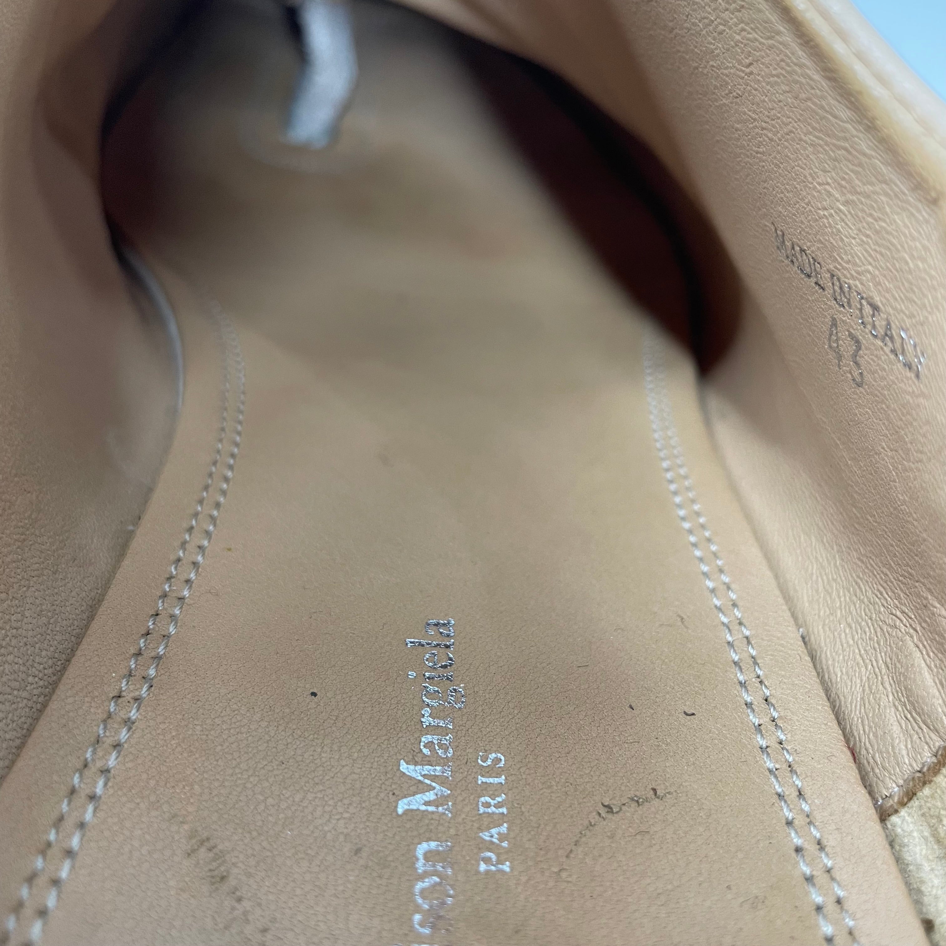 Maison Margiela/Dress Shoes/EU 43/Cotton/BEG/ANKLE CUT TABI view 3