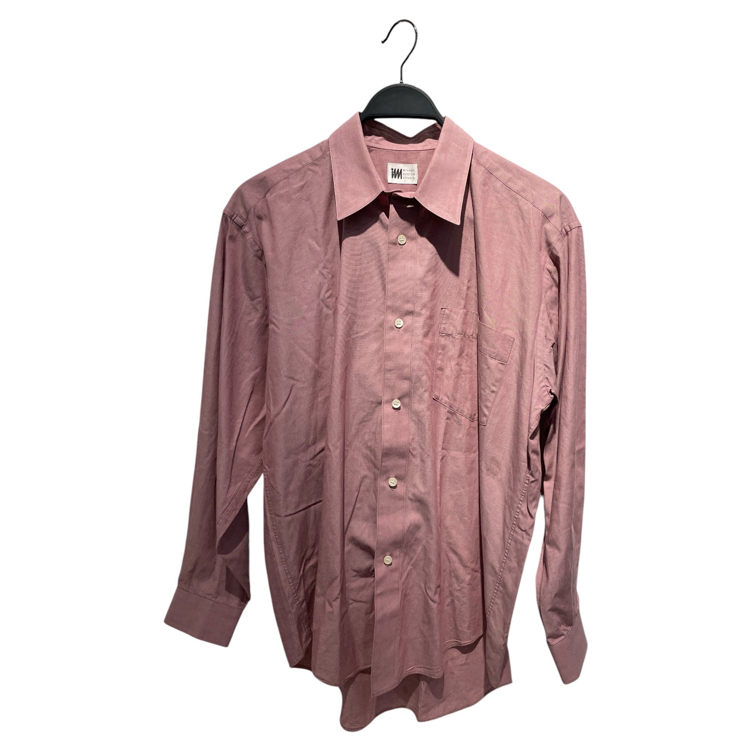 ISSEY MIYAKE/LS Shirt/M/Cotton/PNK/ view 1