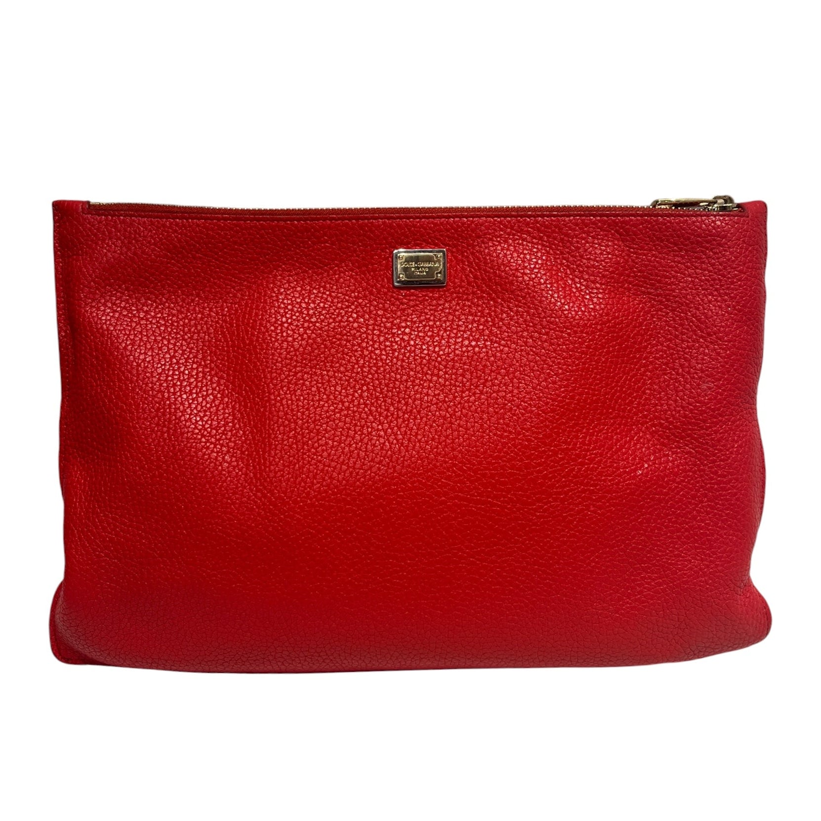 DOLCE&GABBANA/Clutch Bag/Graphic/Leather/RED/CASTLE CLUTCH view 2