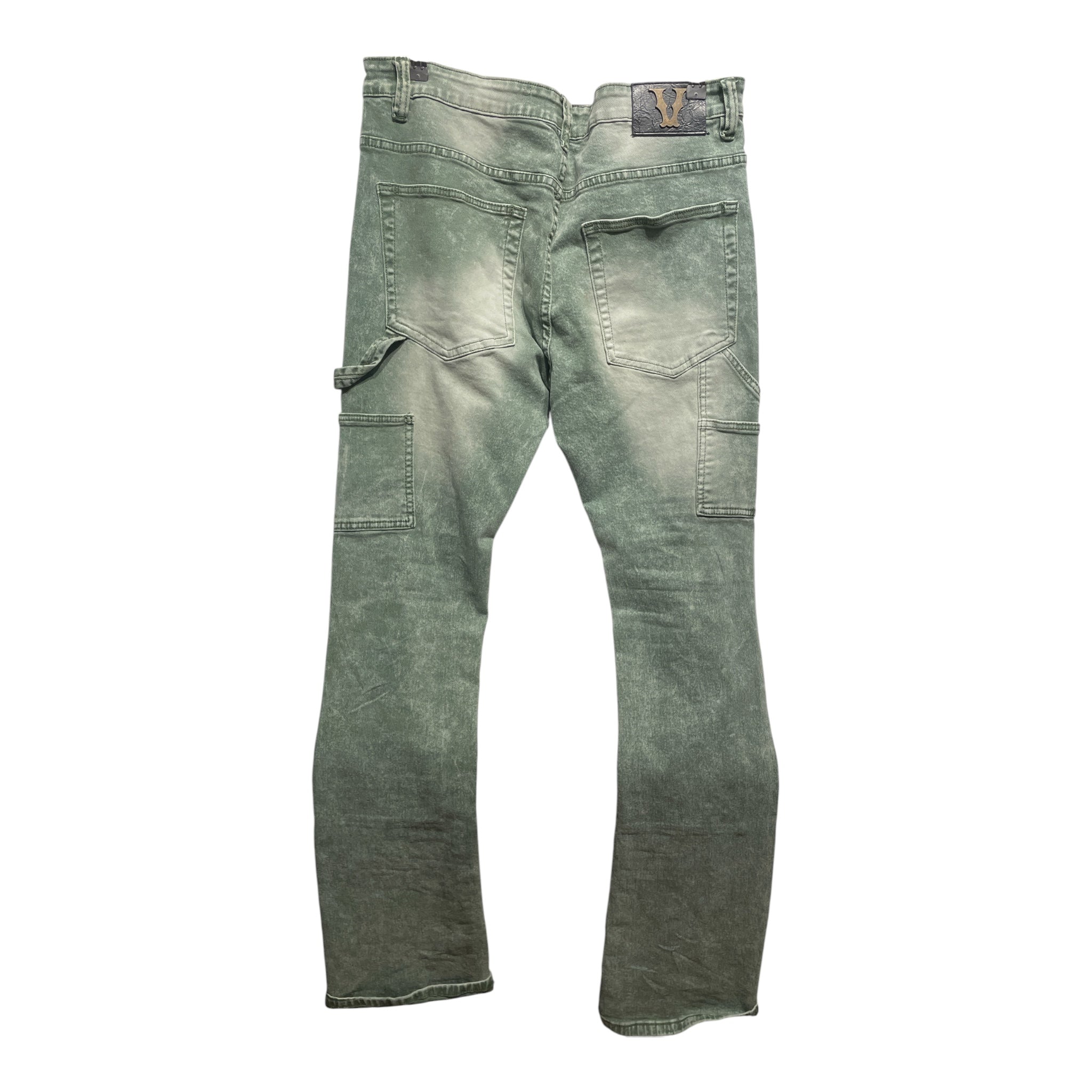 Vicious Denim/Pants/36/Denim/GRN/Glitter/Rhinestones view 2