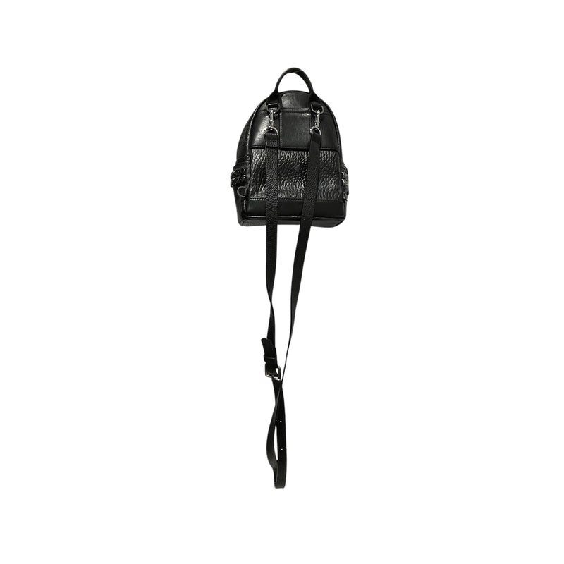 MCM/Backpack/Monogram/Leather/BLK/MINI BACKPACK