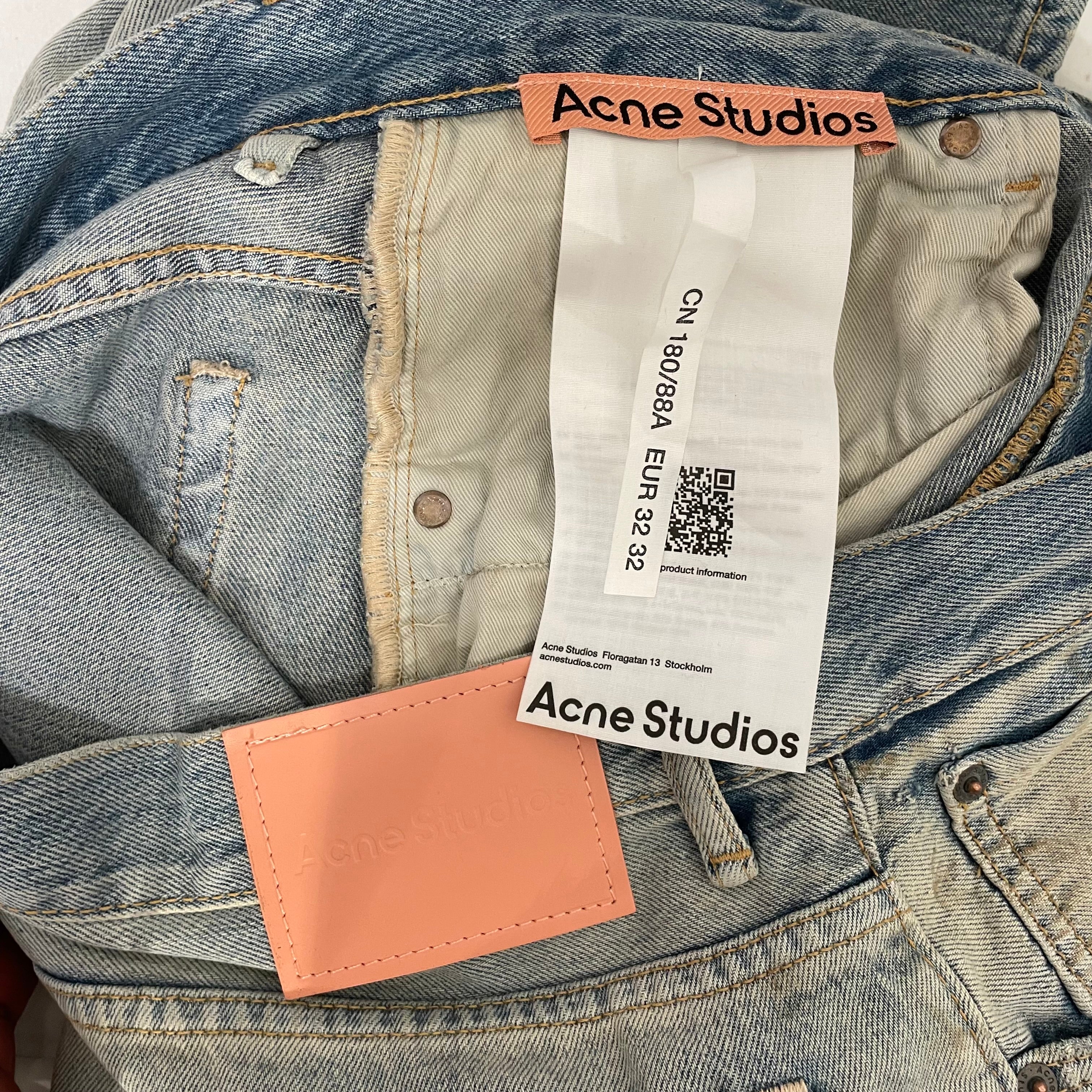 Acne Studios/Straight Pants/32/Denim/IDG/ view 3