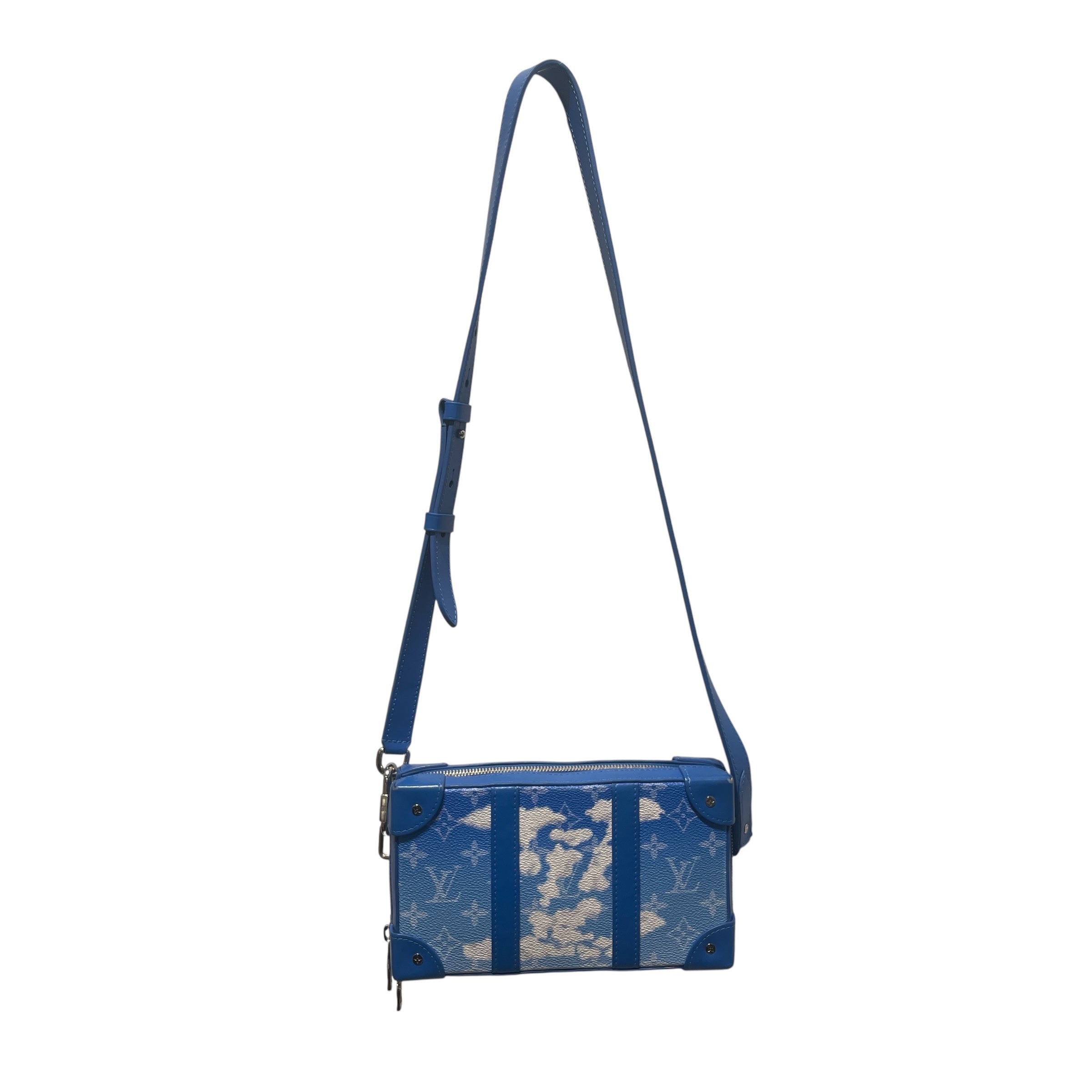 LOUIS VUITTON/Cross Body Bag/Monogram/Leather/BLU/Virgil Clouds view 1