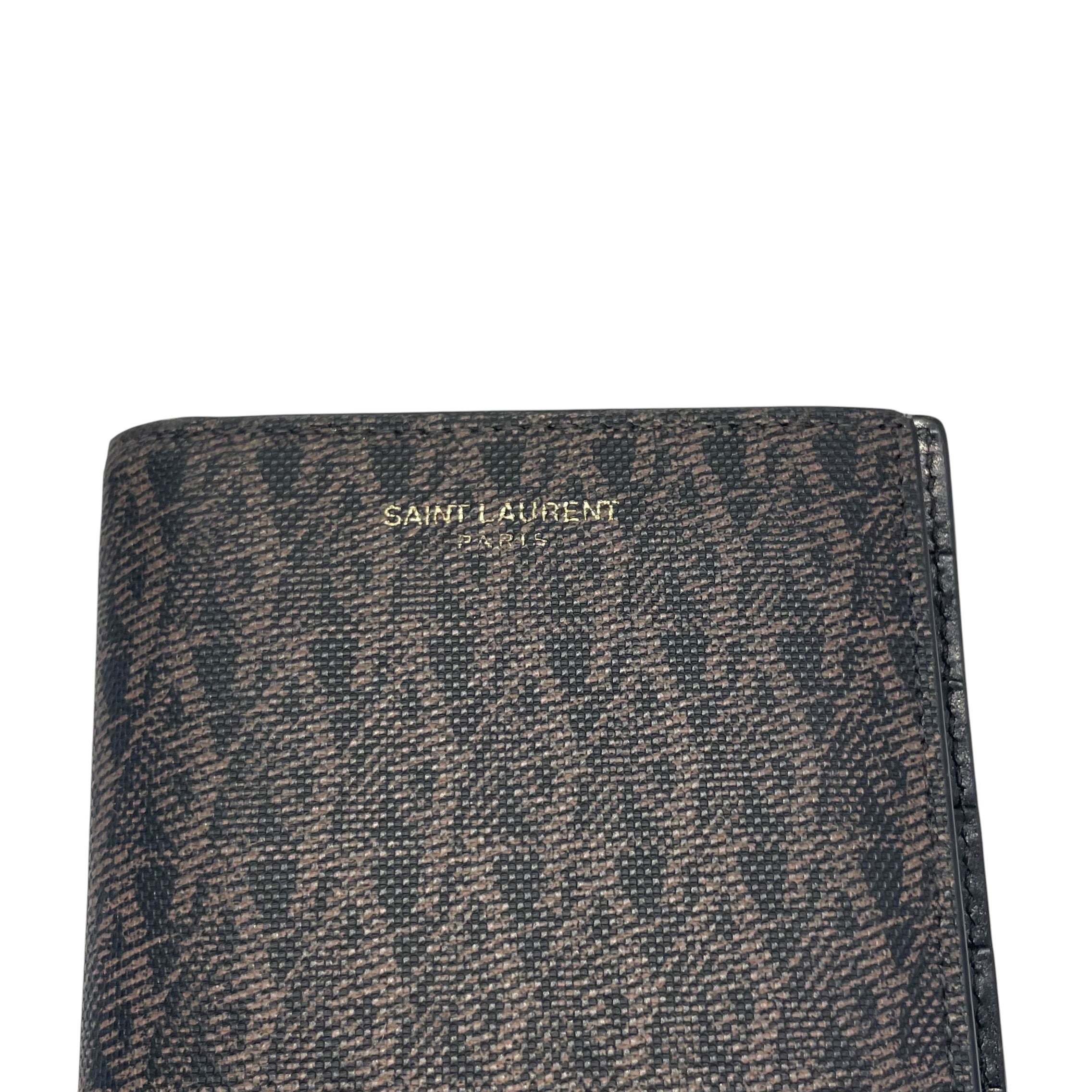 SAINT LAURENT/Long Wallet/Monogram/BRW/MONOGRAM BROWN LONG WALLET view 3