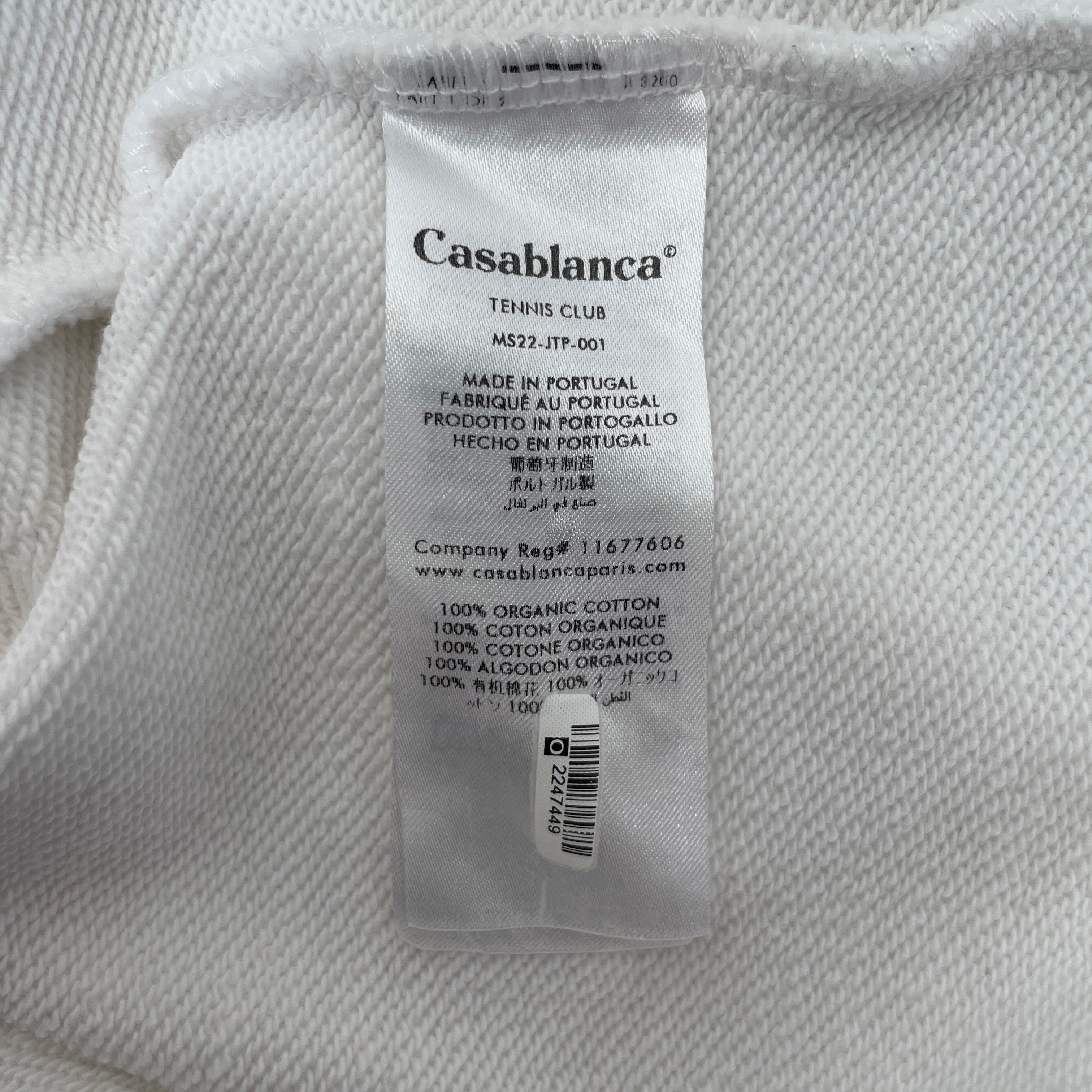 CASABLANCA/Sweatshirt/M/Cotton/WHT/ view 4