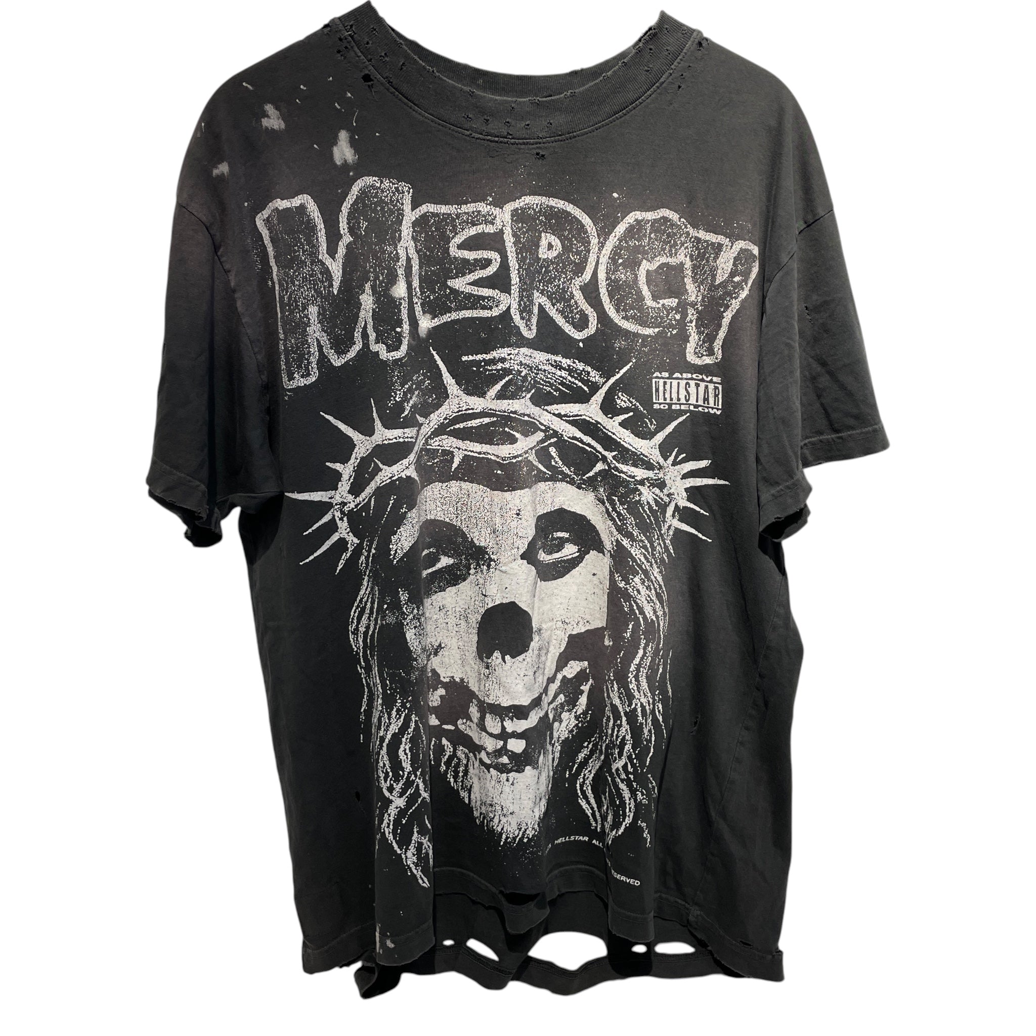 HELLSTAR/T-Shirt/M/Cotton/BLK/ view 1