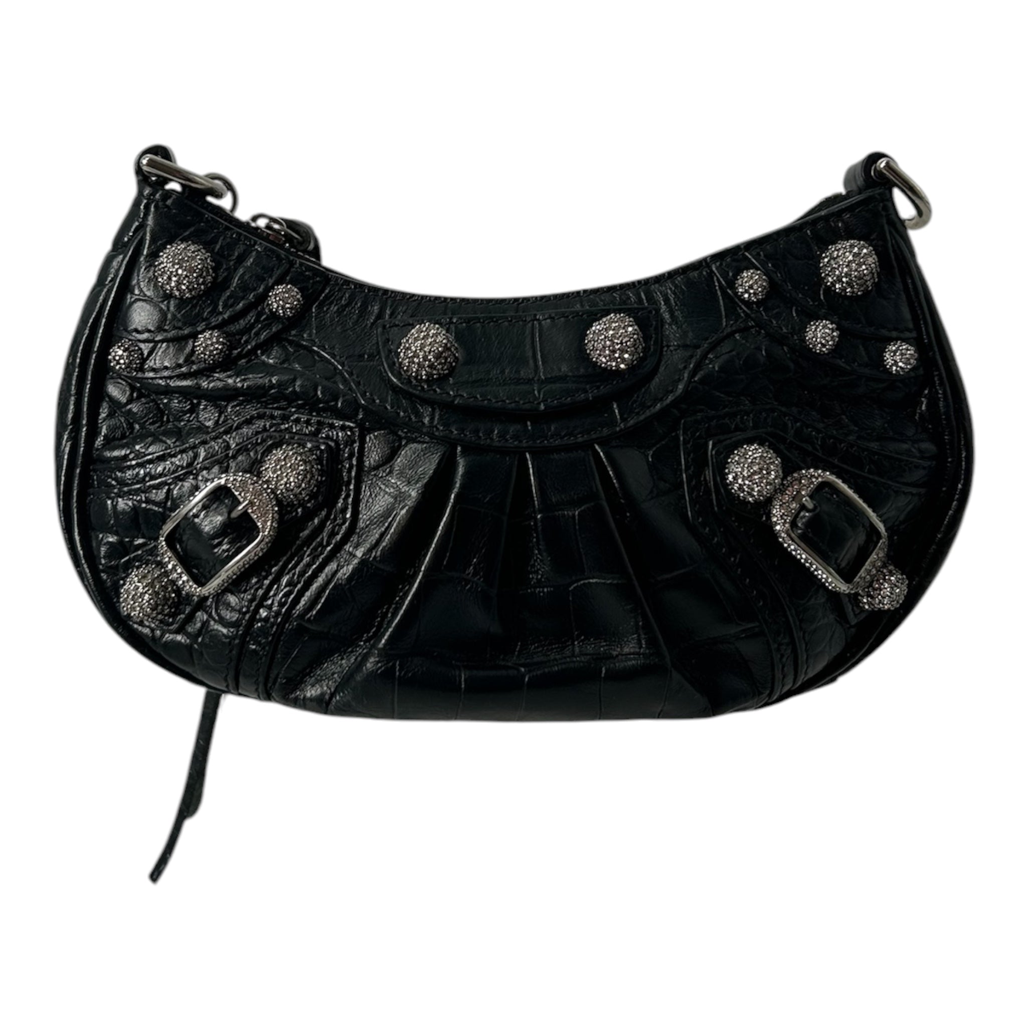 BALENCIAGA/Bag/Leather/BLK/CAGOLE MINI CHAIN BLING HRDWR view 1