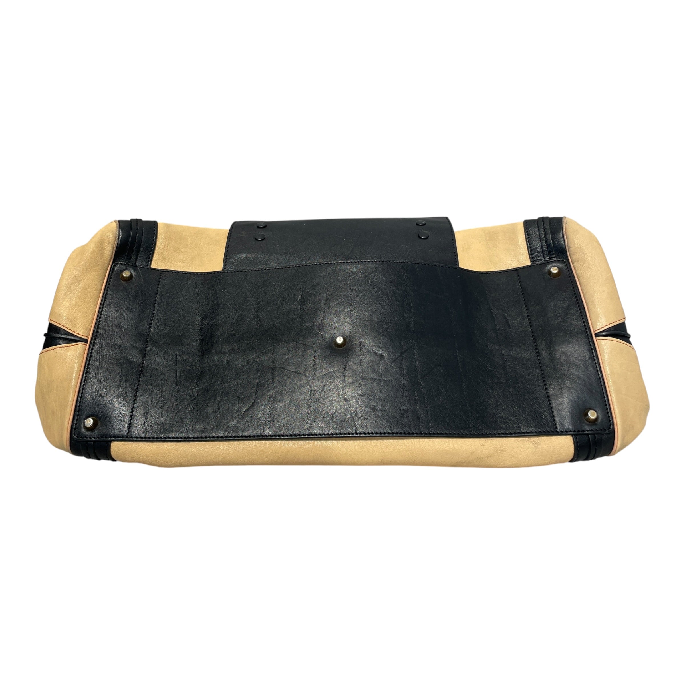 Chloe/Luggage/Border/Leather/CRM/Two-Tone Alice Satchel view 5