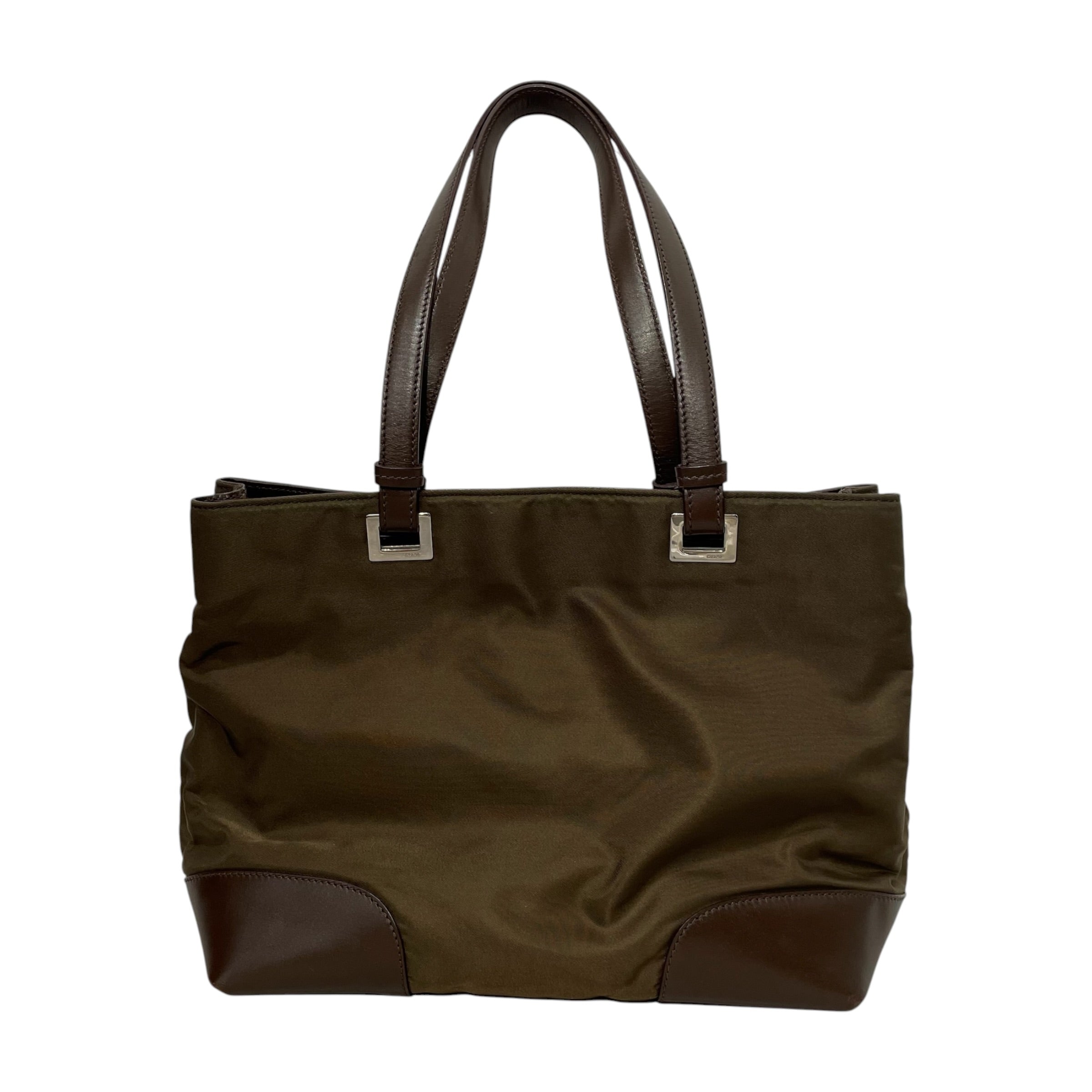 PRADA/Tote Bag/Nylon/BRW/TESSUTO view 2