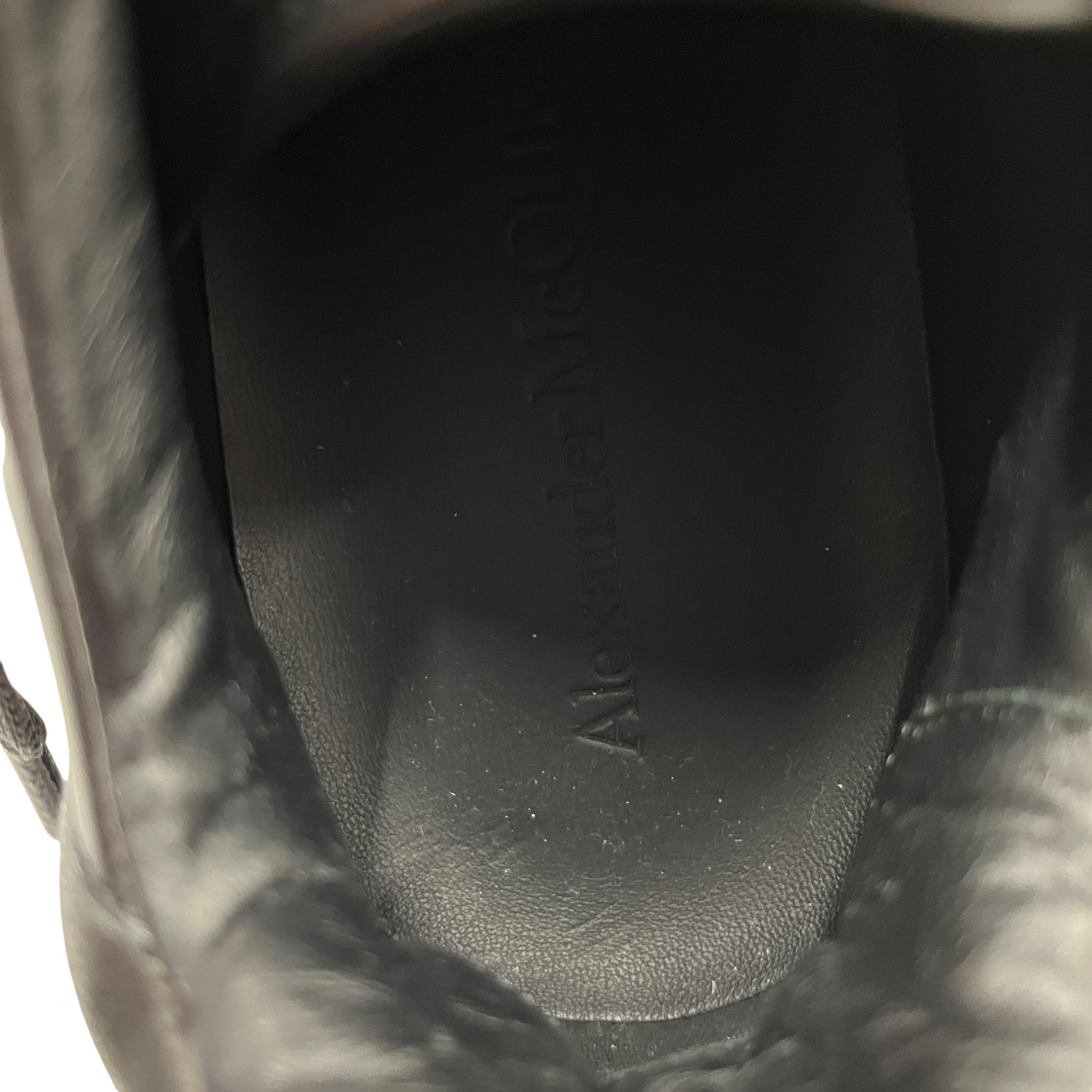 Alexander McQueen/Low-Sneakers/EU 41/BLK/Straight Tip/ view 3
